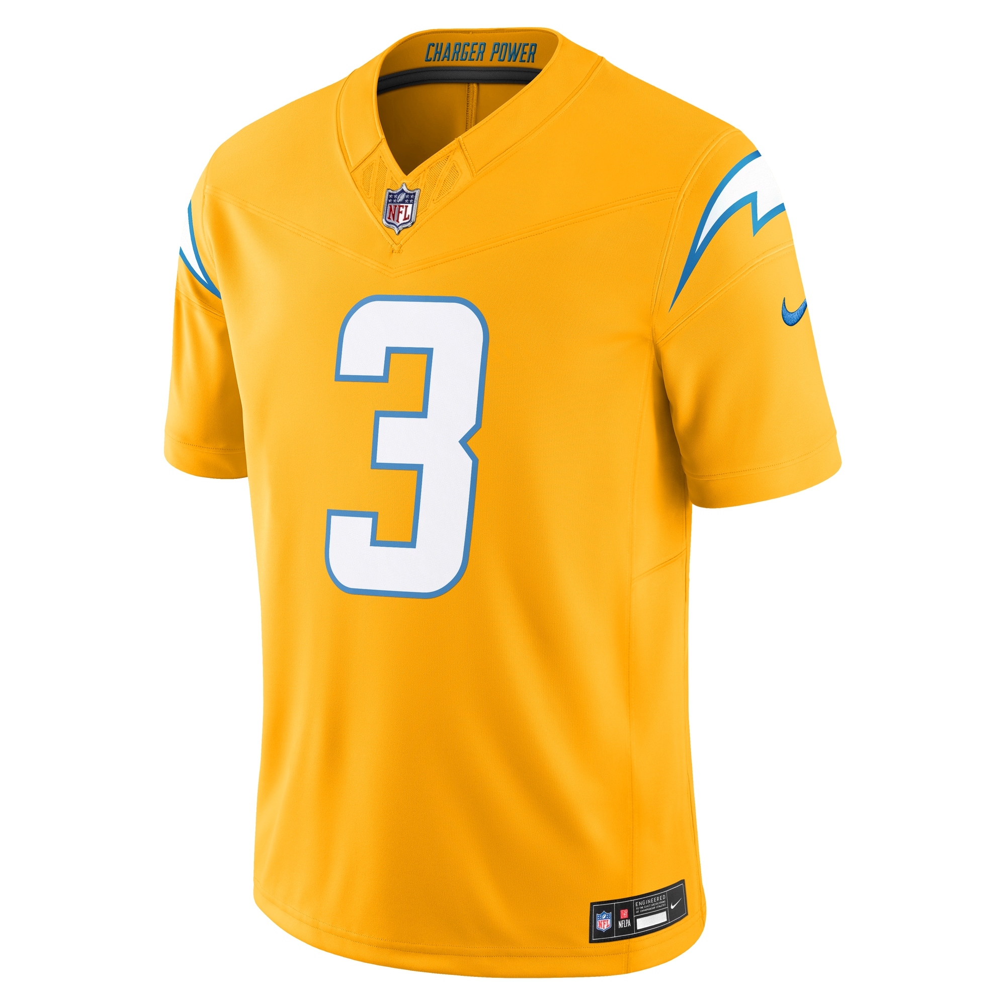 Derwin James Jr. Los Angeles Chargers Alternate Charger Power Vapor F.U.S.E. Limited Jersey