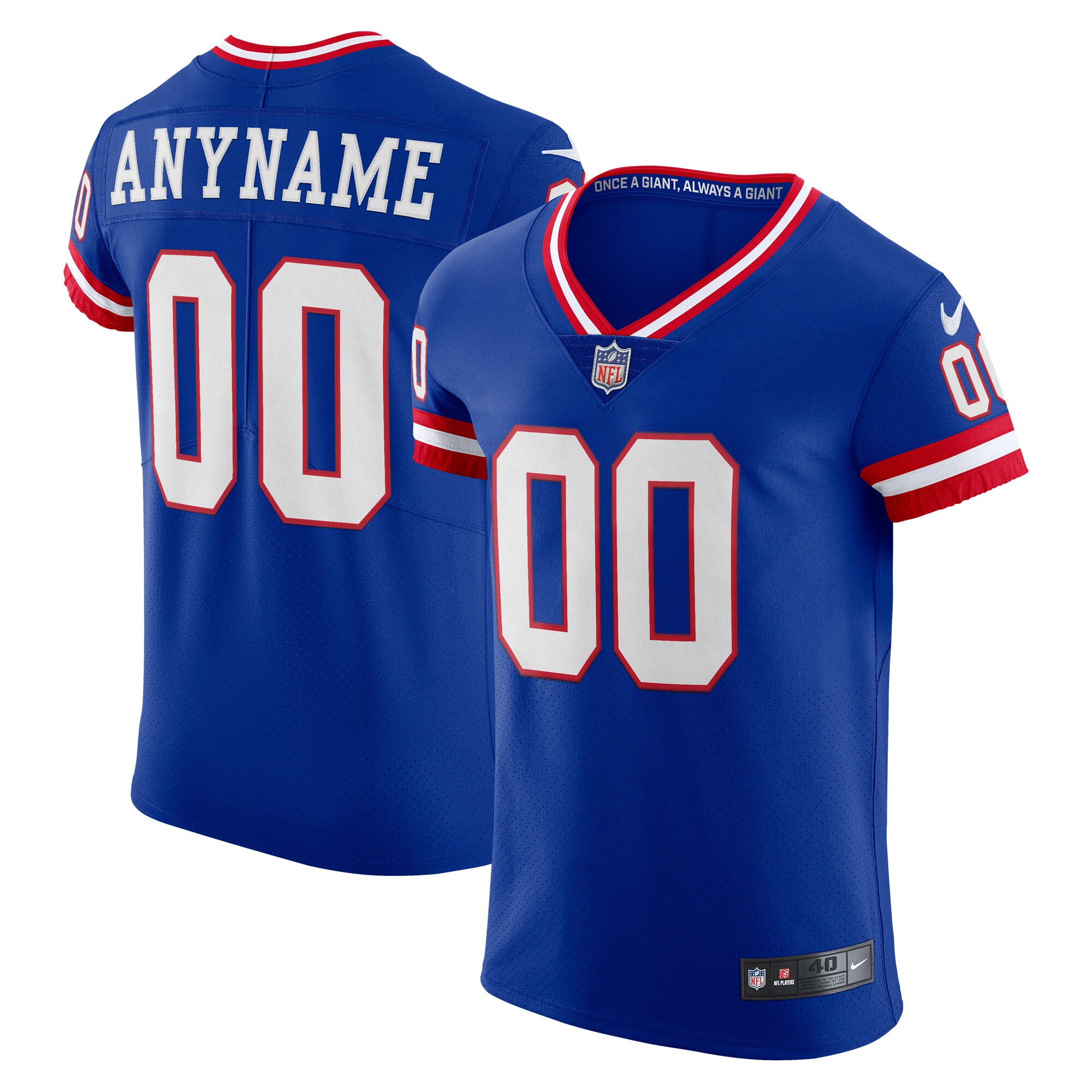 design Nike Giants Blue Custom Jersey - Nike Giants Blue Custom Jersey