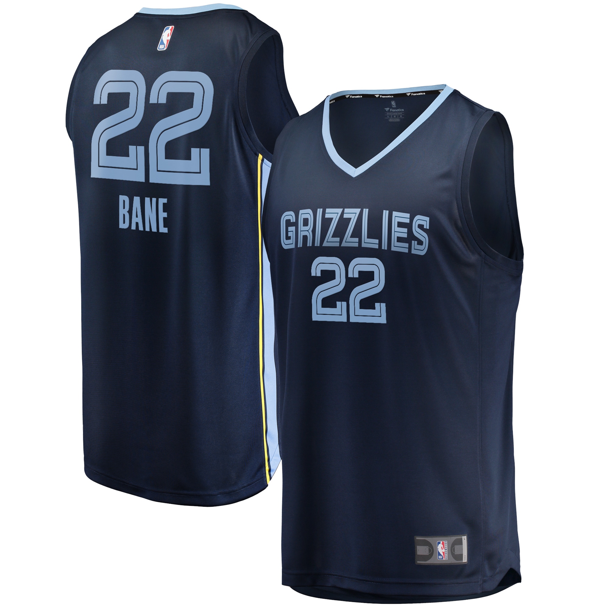 Desmond Bane Memphis Grizzlies Fanatics Fast Break Jersey - Icon Edition - Navy