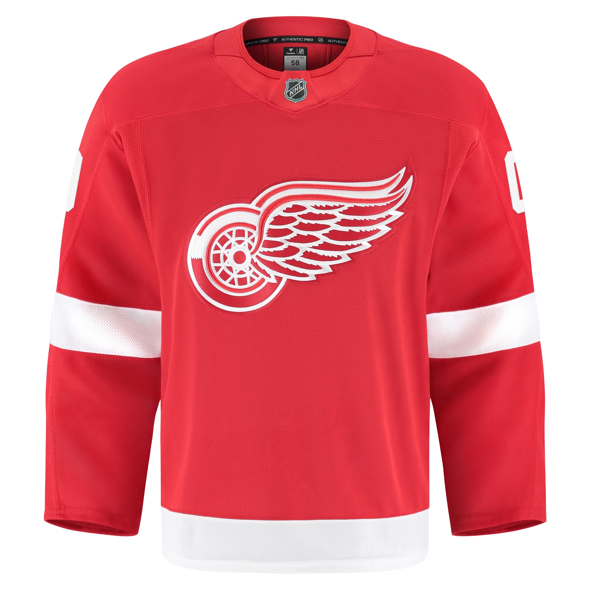 Alternative view of Detroit Red Wings Authentic Pro Jersey - Ultimate 2024 Fan Gear