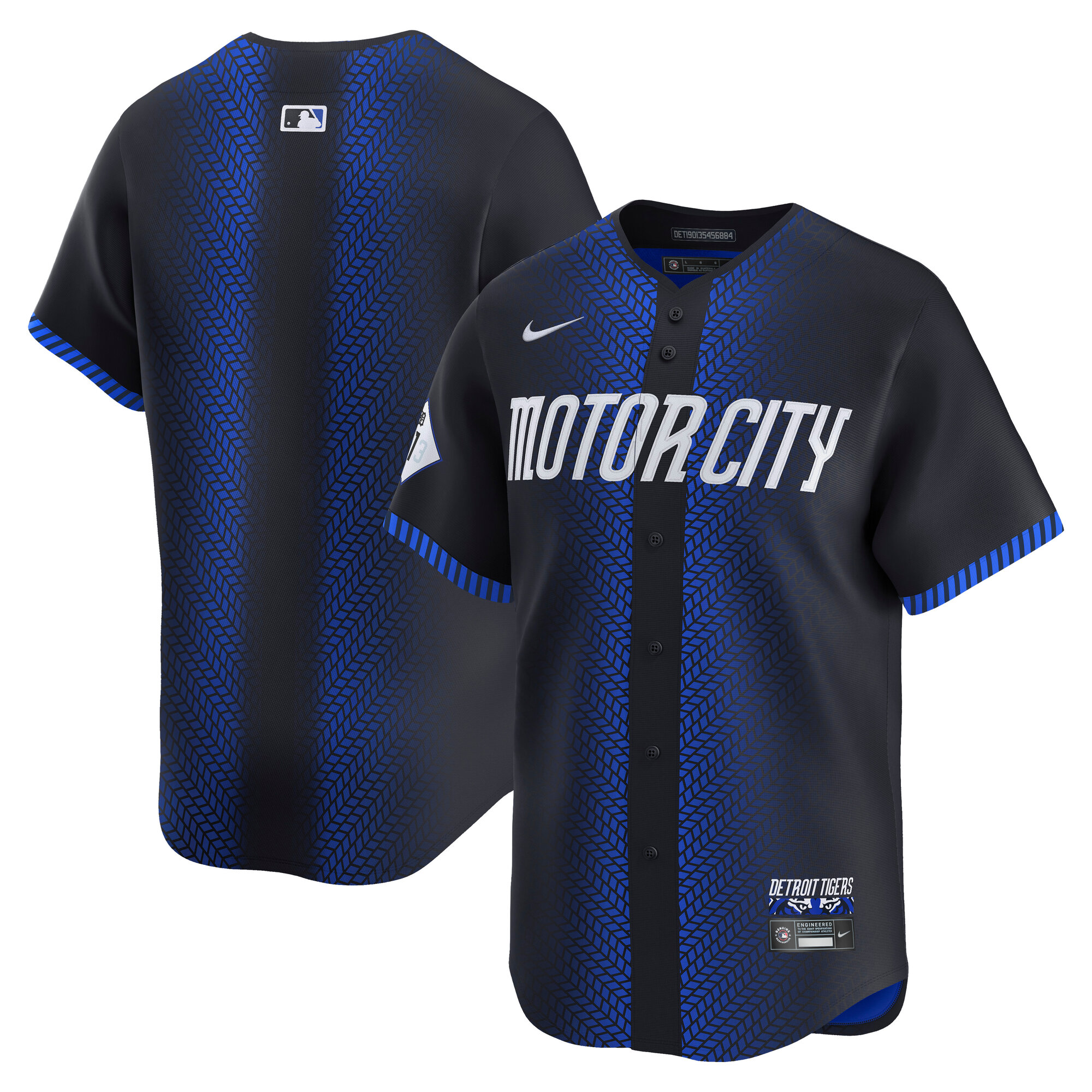 Detroit Tigers City Connect Limited Jersey - Blue