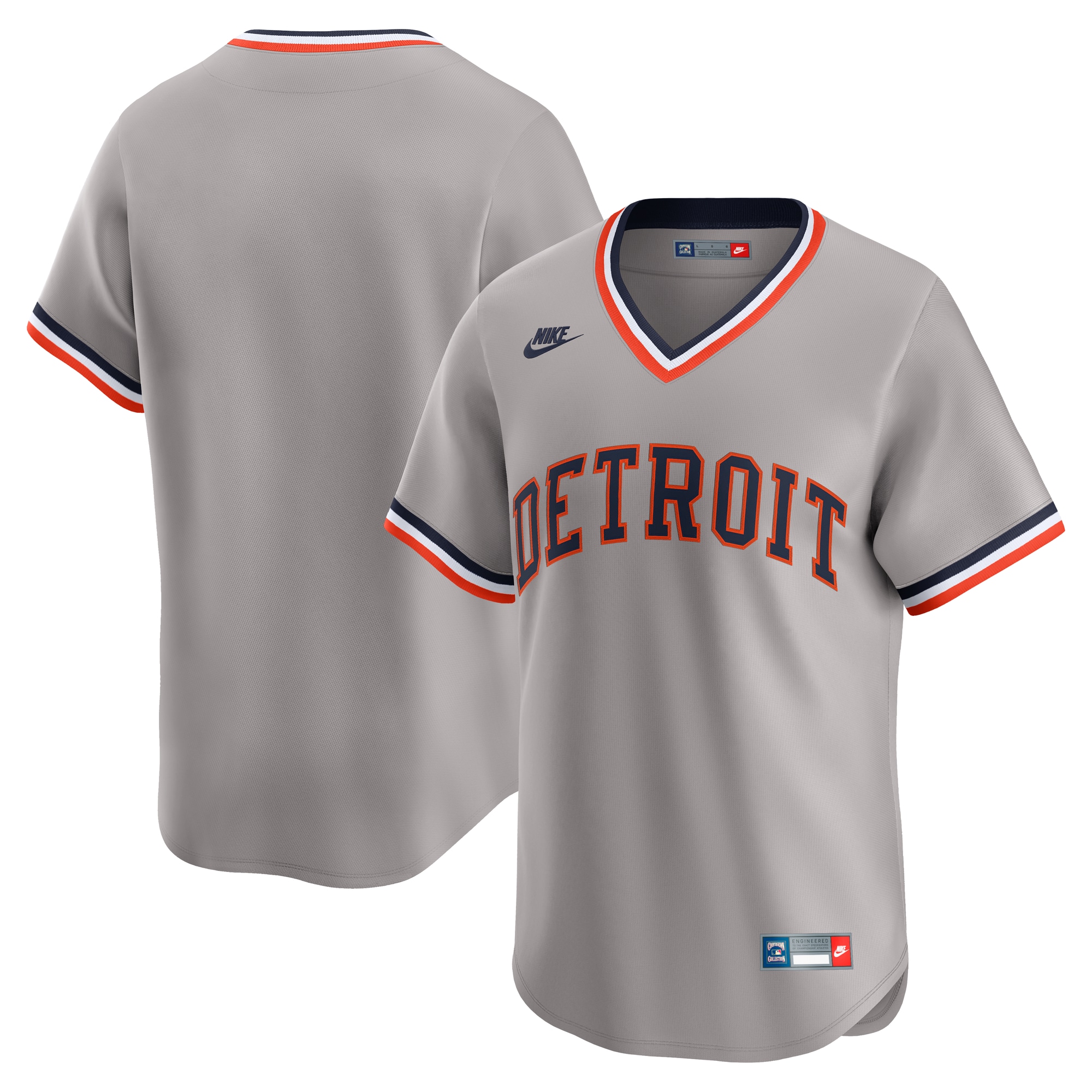Detroit Tigers Cooperstown Collection Limited Jersey - Gray