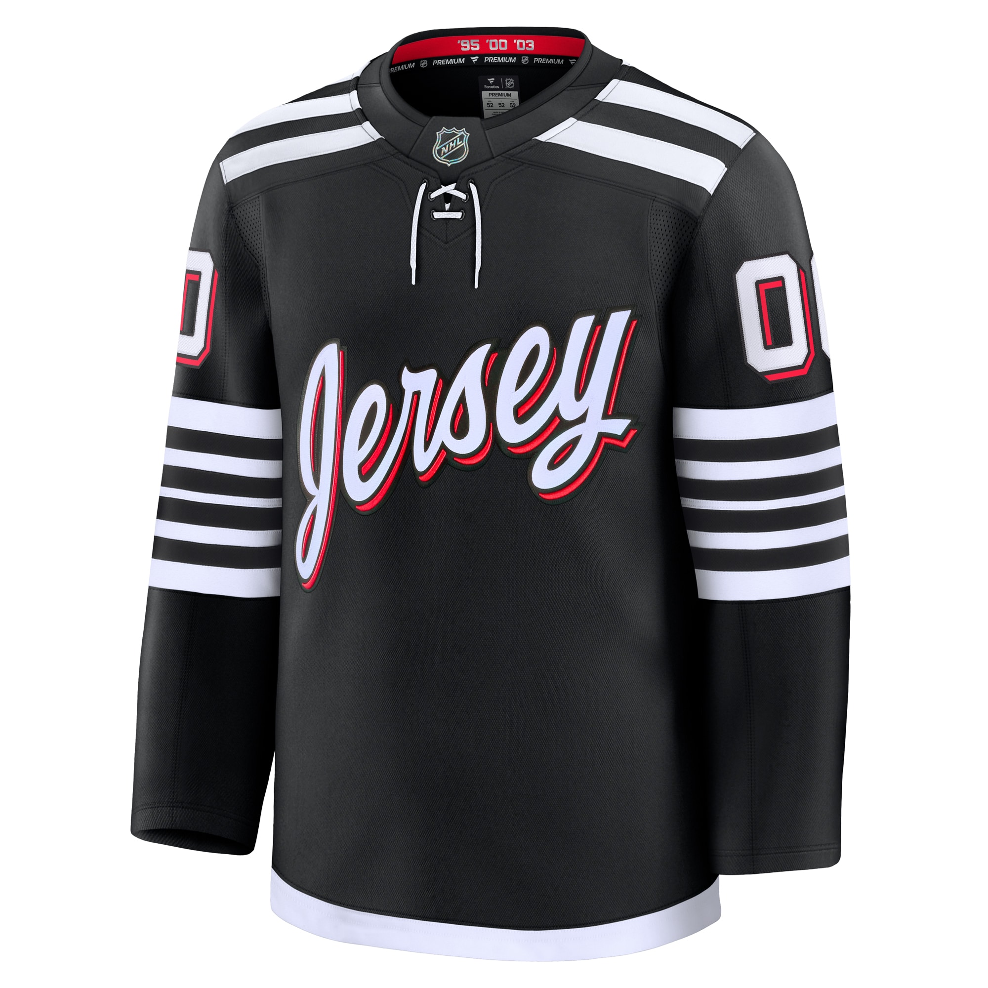 Devils Black Script Jersey: Ultimate Fanatics NHL Alternate Top 1