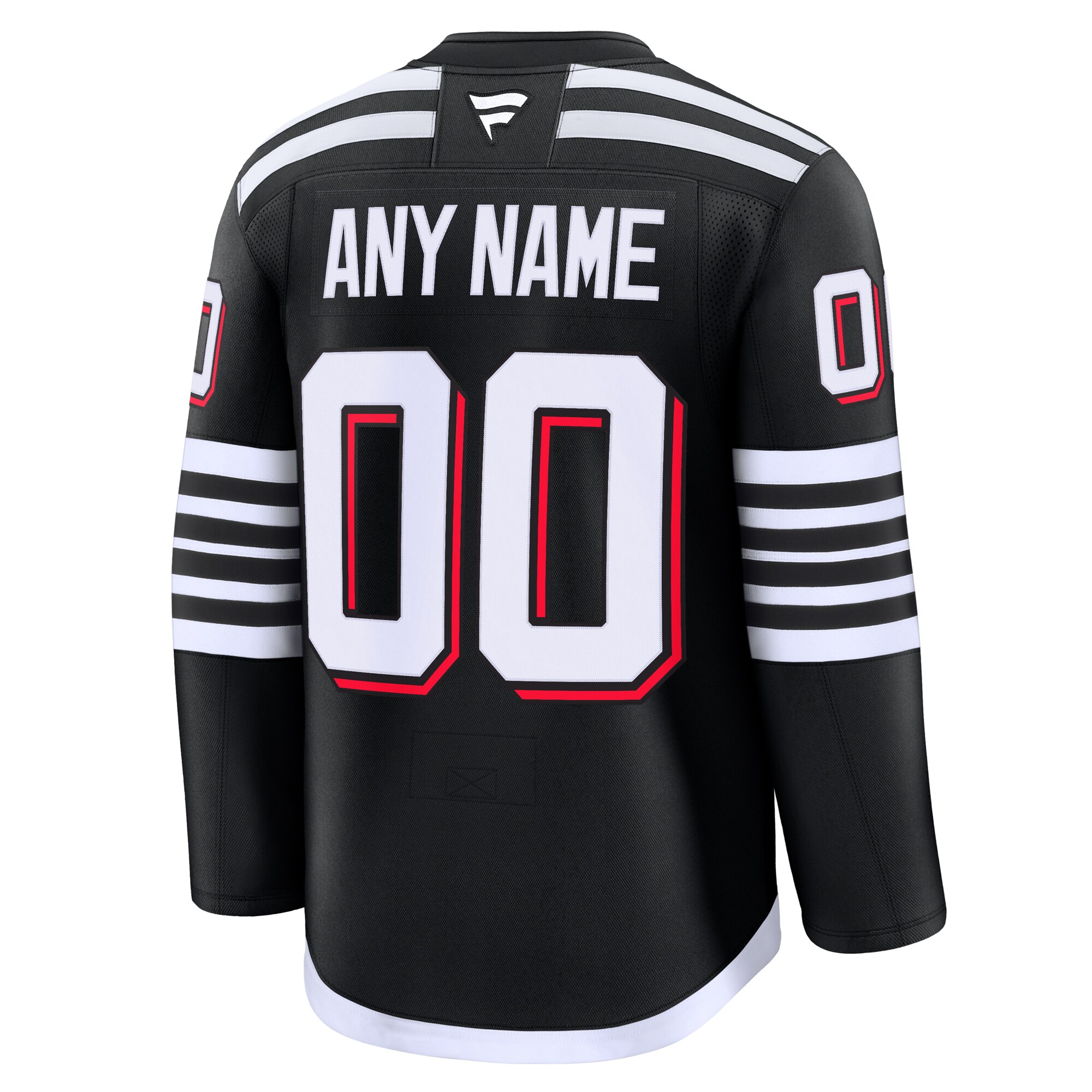 Alternative view of Devils Black Script Jersey: Ultimate Fanatics NHL Alternate Top 1