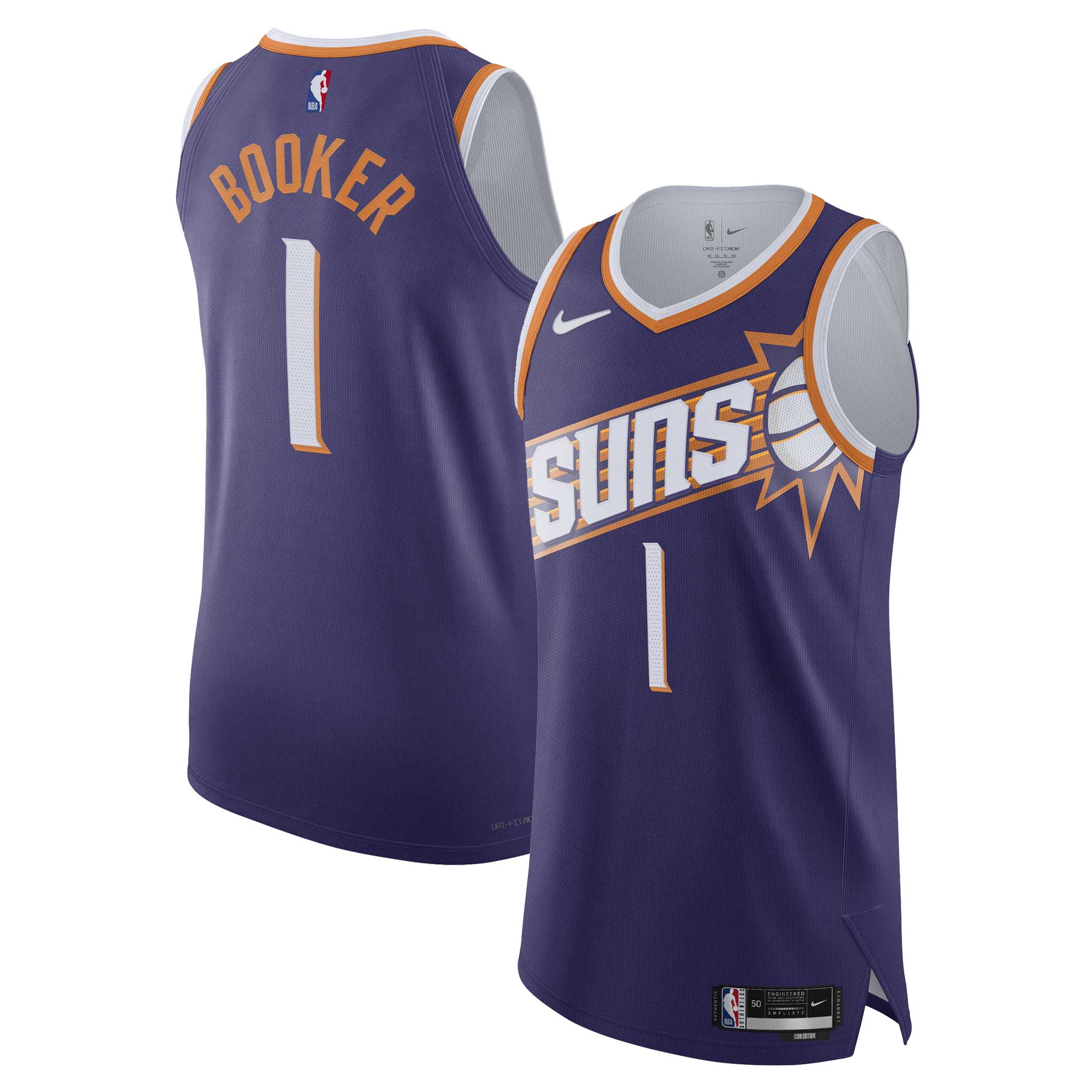 Devin Booker Phoenix Suns Jersey - Icon Edition