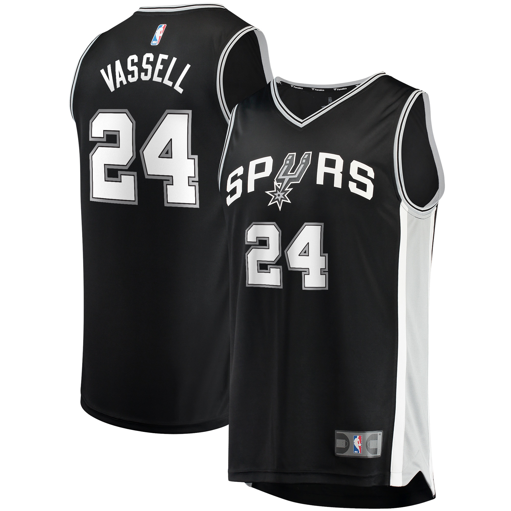 Devin Vassell San Antonio Spurs Fanatics Fast Break Jersey - Icon Edition - Black
