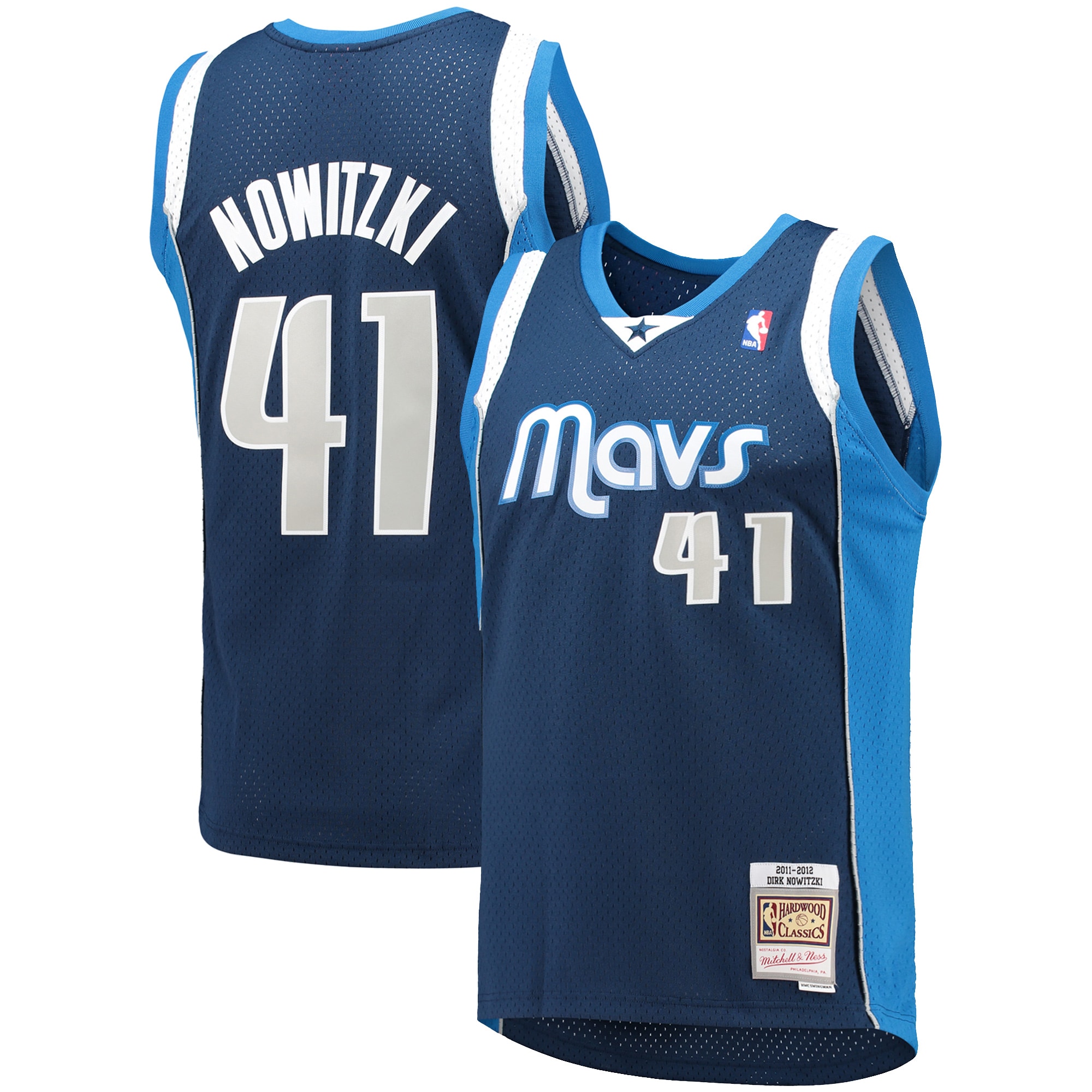 Dirk Nowitzki Dallas Mavericks 2011/12 Hardwood Classics Swingman Jersey