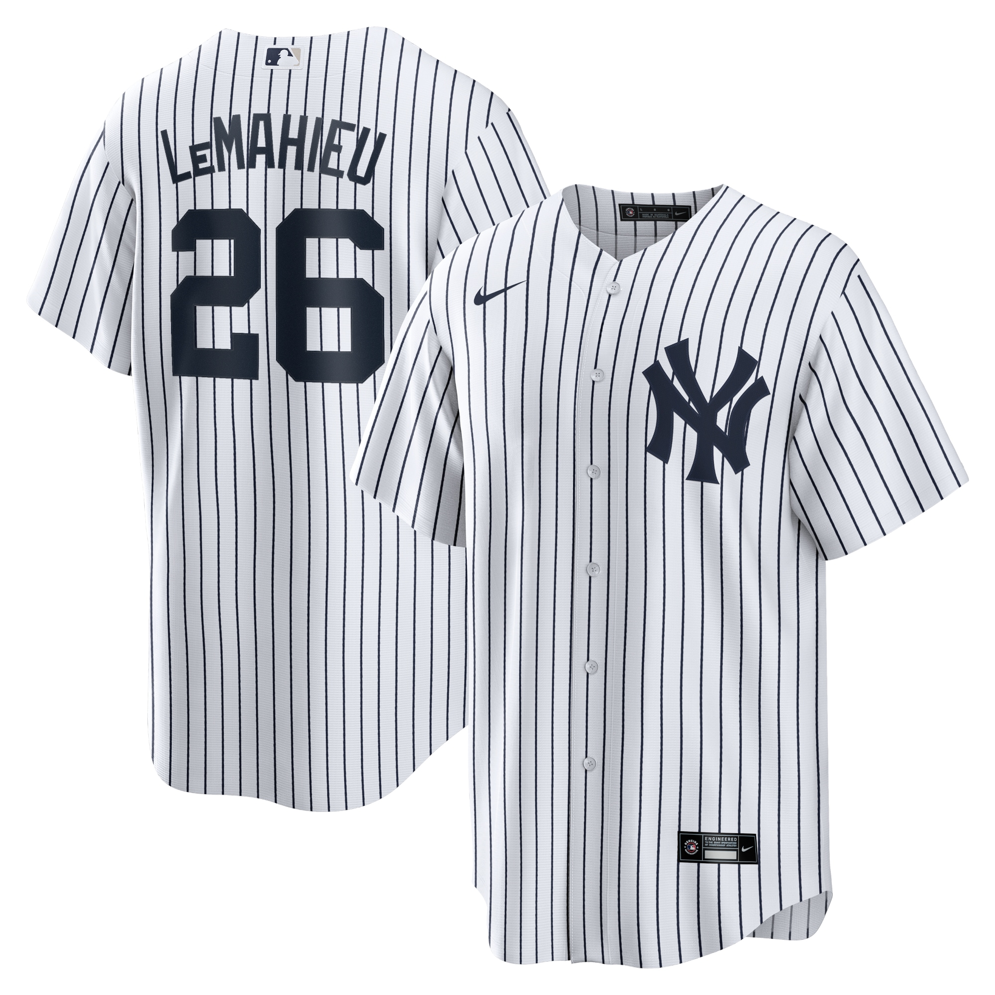 DJ LeMahieu New York Yankees Home Jersey - White