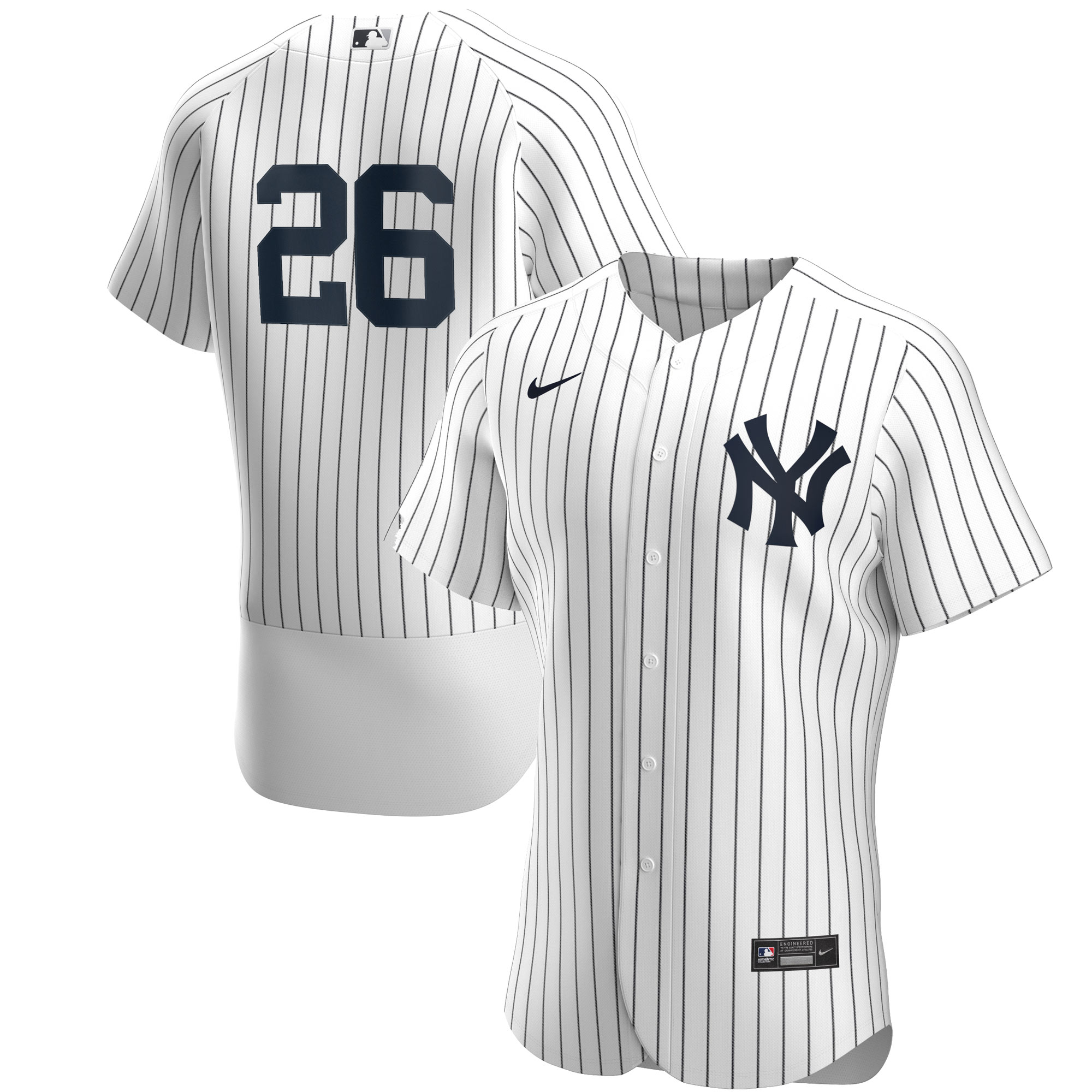 DJ LeMahieu New York Yankees Home Player Jersey - White/Navy