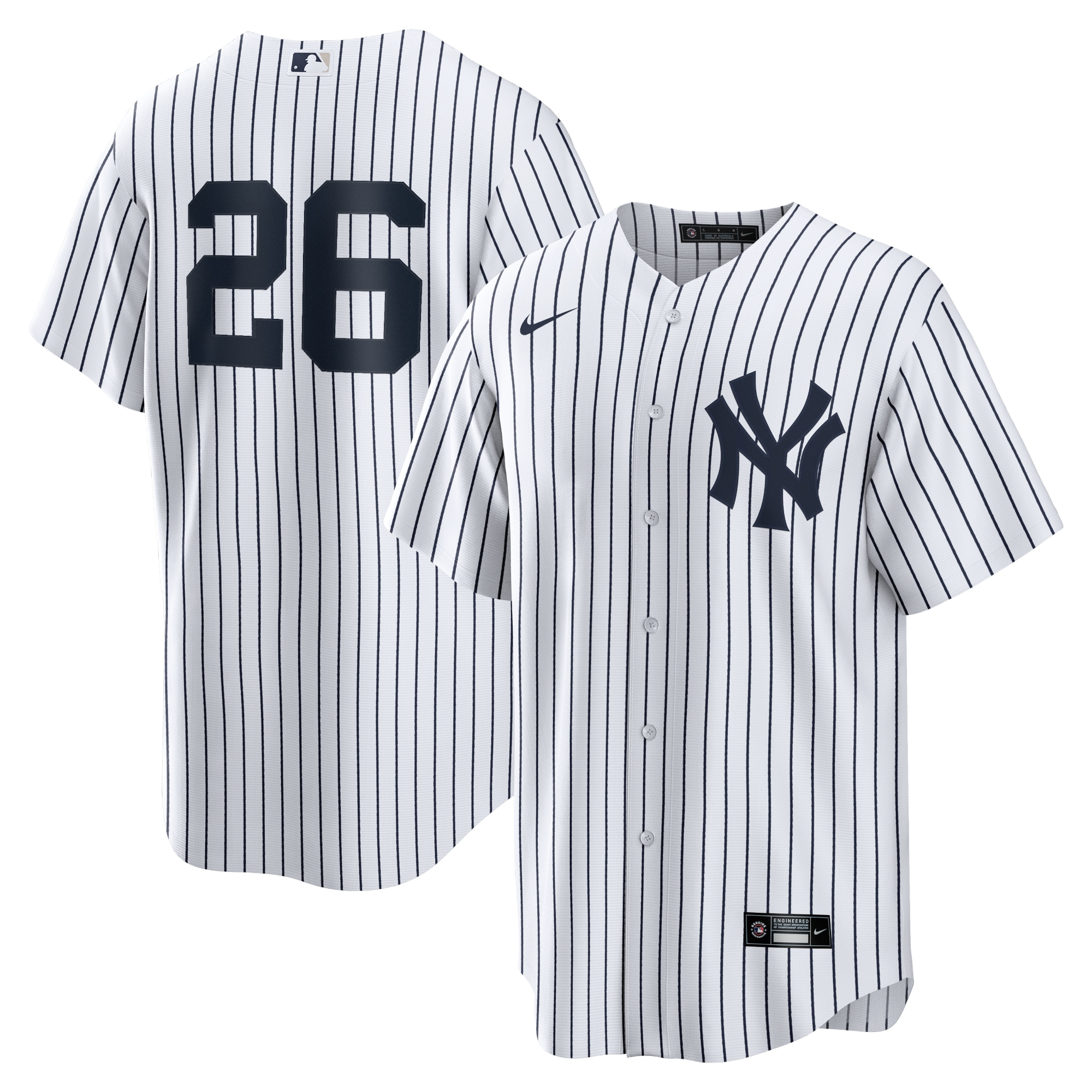 DJ LeMahieu New York Yankees Home Player Name Jersey - White
