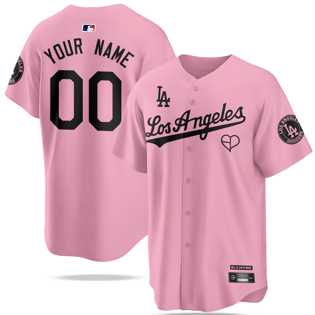 Dodgers BLACKPINK Jersey - Pink Nike Edition