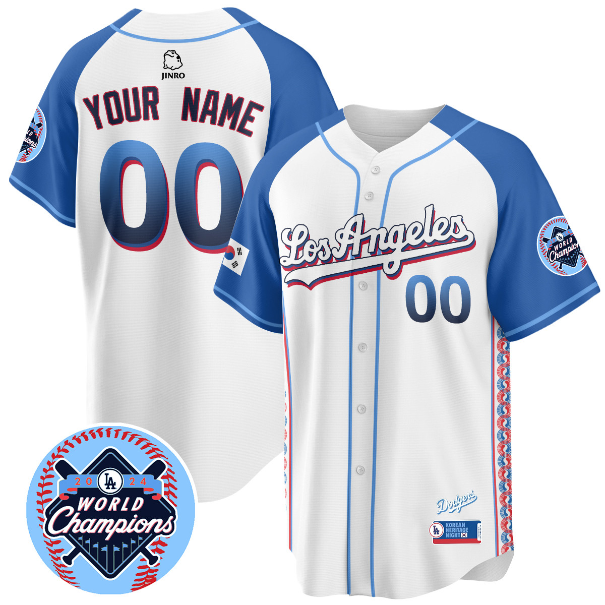 Dodgers Korean Heritage Jersey - Dodgers Jinro Korean Heritage Jersey