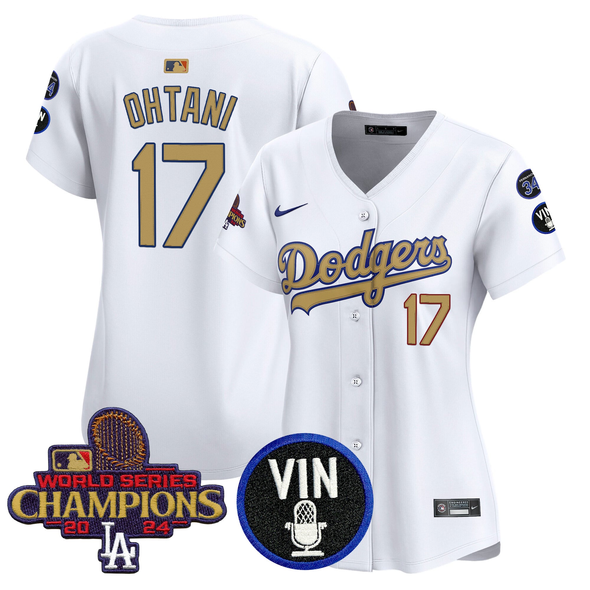Dodgers Ohtani White Jersey nike - Nike Dodgers Ohtani Jersey - World