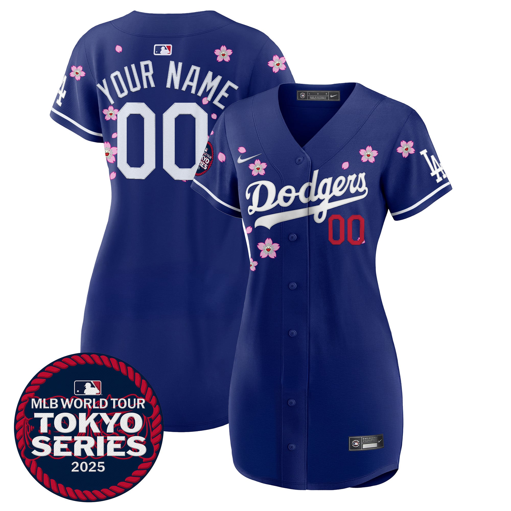 Alternative view of Dodgers Sakura Jersey Tokyo - Nike Dodgers Sakura Jersey