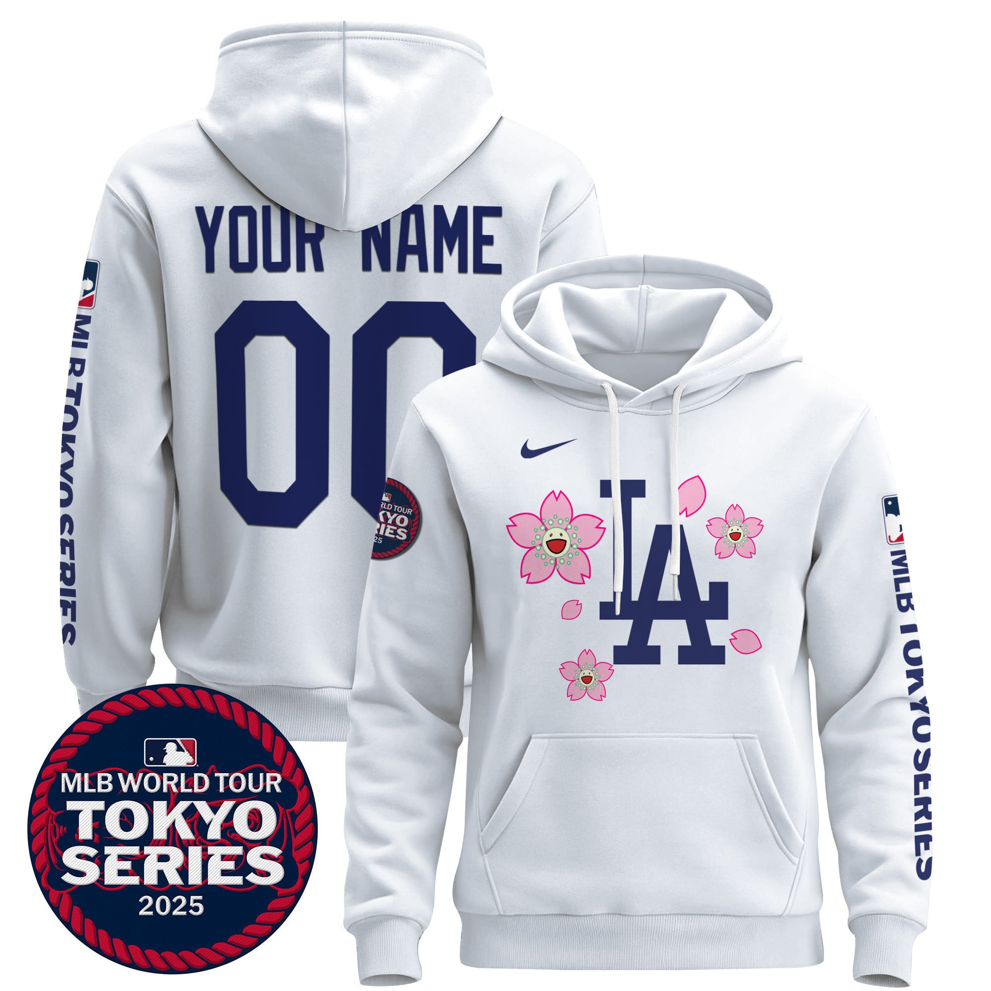 Dodgers Tokyo Series Hoodie - Nike Dodgers Tokyo Series White Hoodie