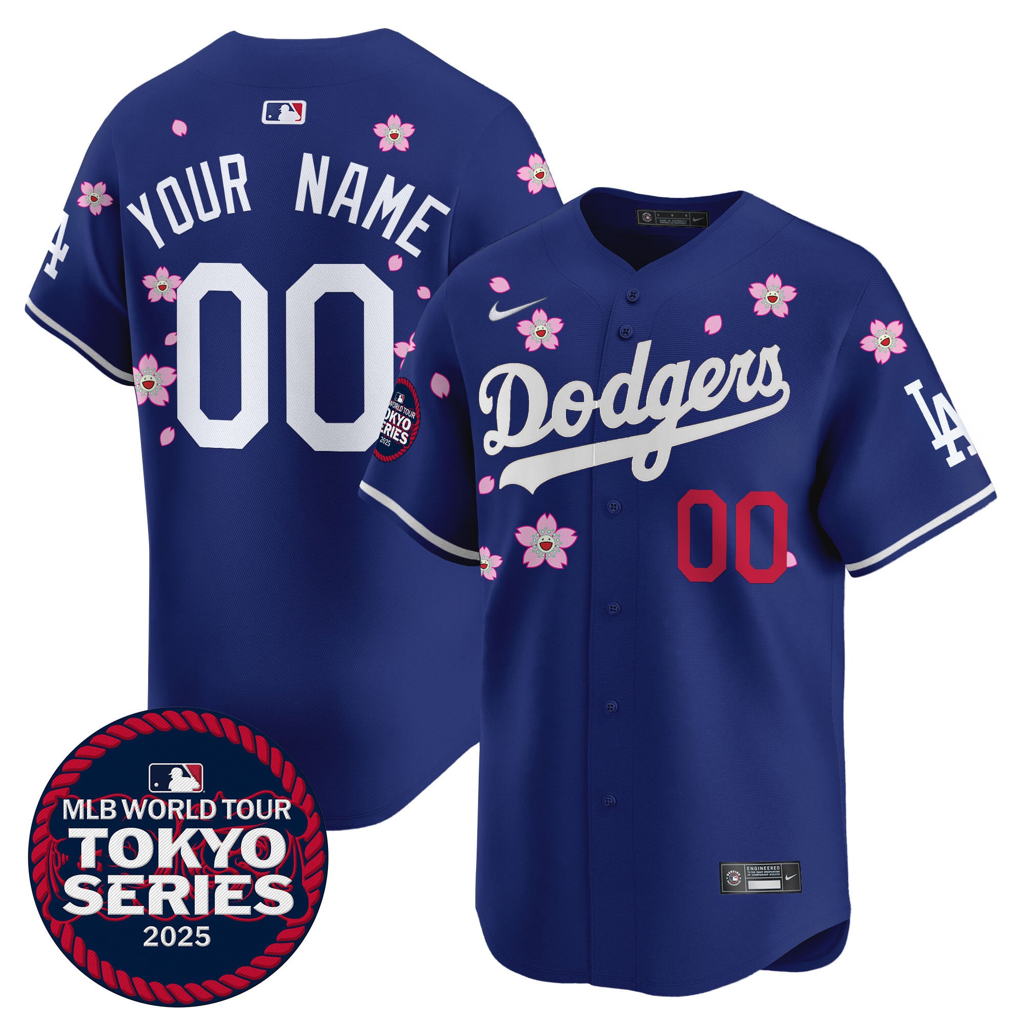 Alternative view of Dodgers Tokyo Series Jersey nike - Nike Dodgers Tokyo Series Jersey