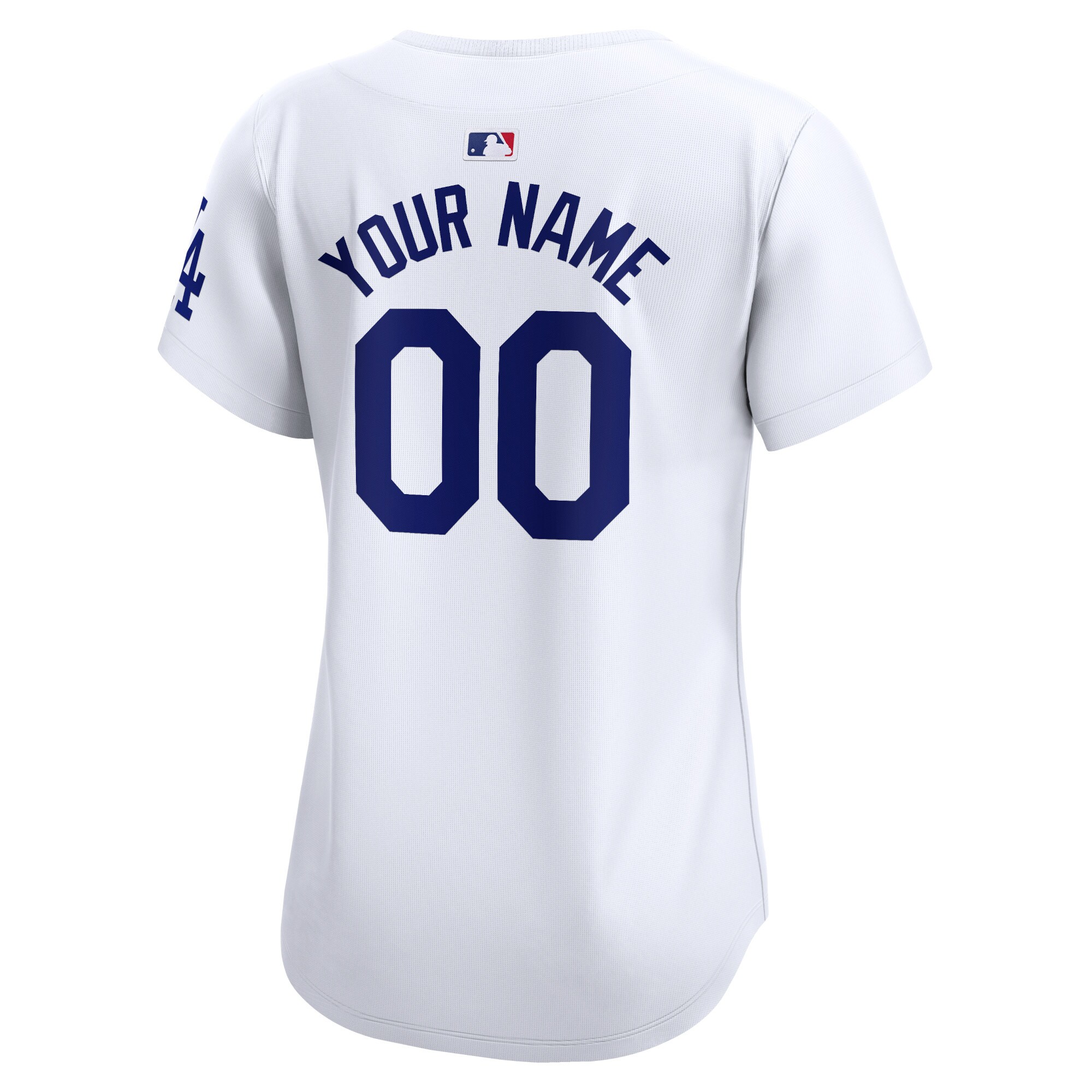 Alternative view of Dodgers White Alternate Jersey - Nike - Custom MLB