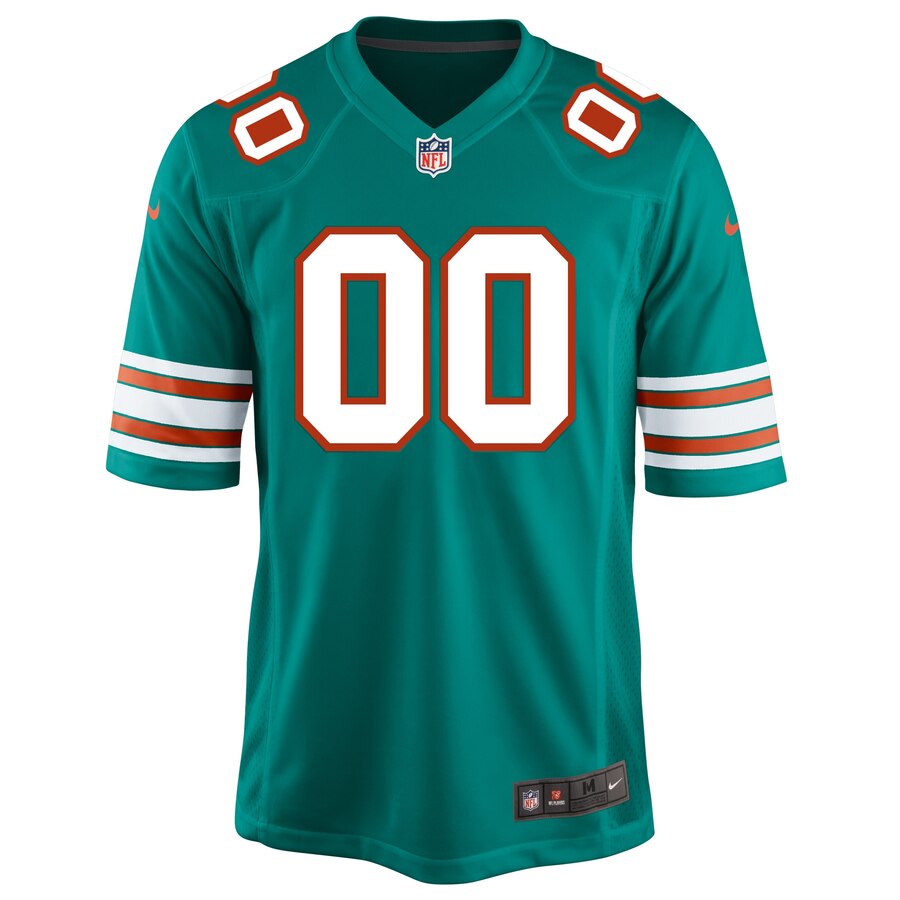 Alternative view of Dolphins Aqua Custom Jersey nike personalized - Nike Dolphins Aqua