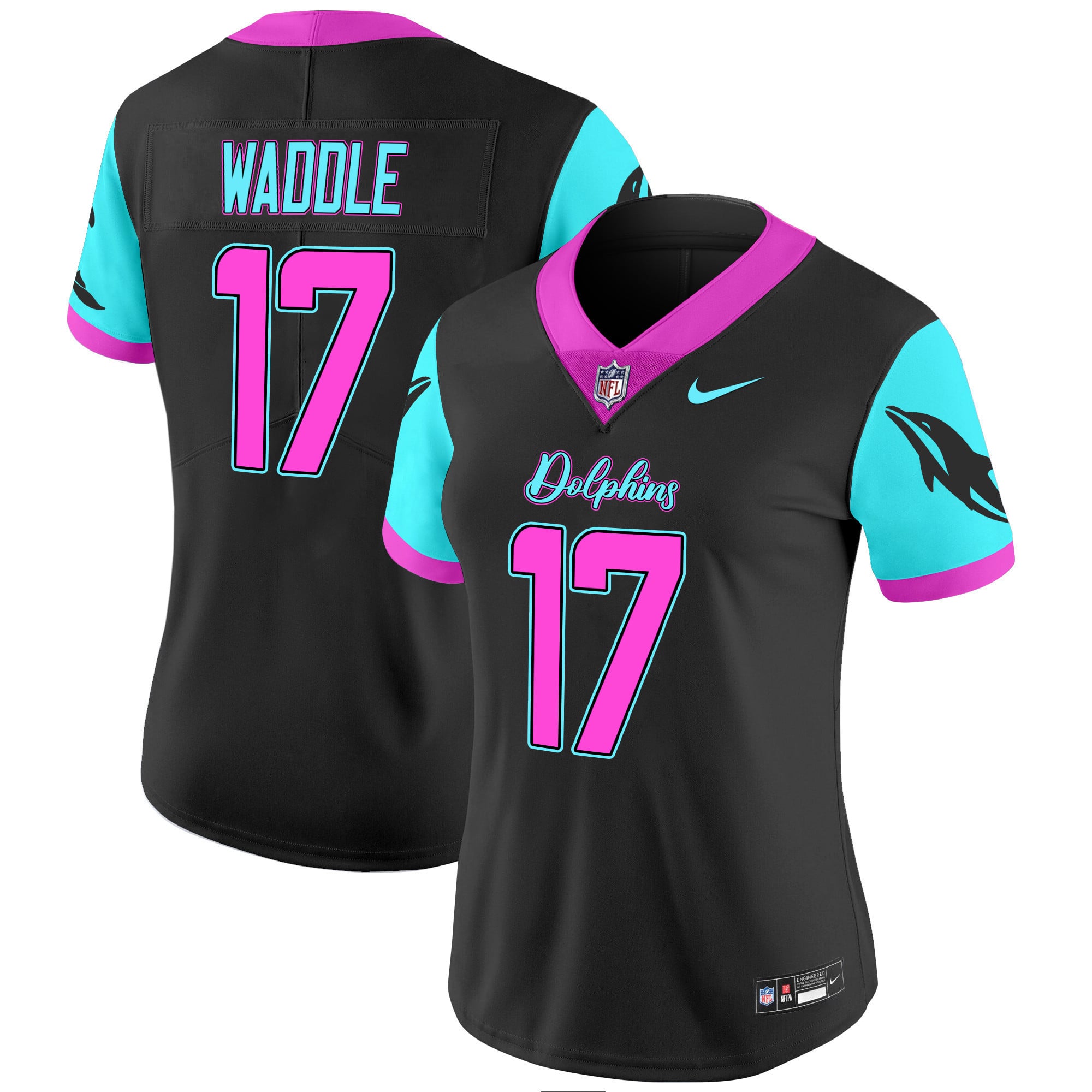 Alternative view of Dolphins Tagovailoa Black Jersey - Nike Dolphins Tagovailoa Black