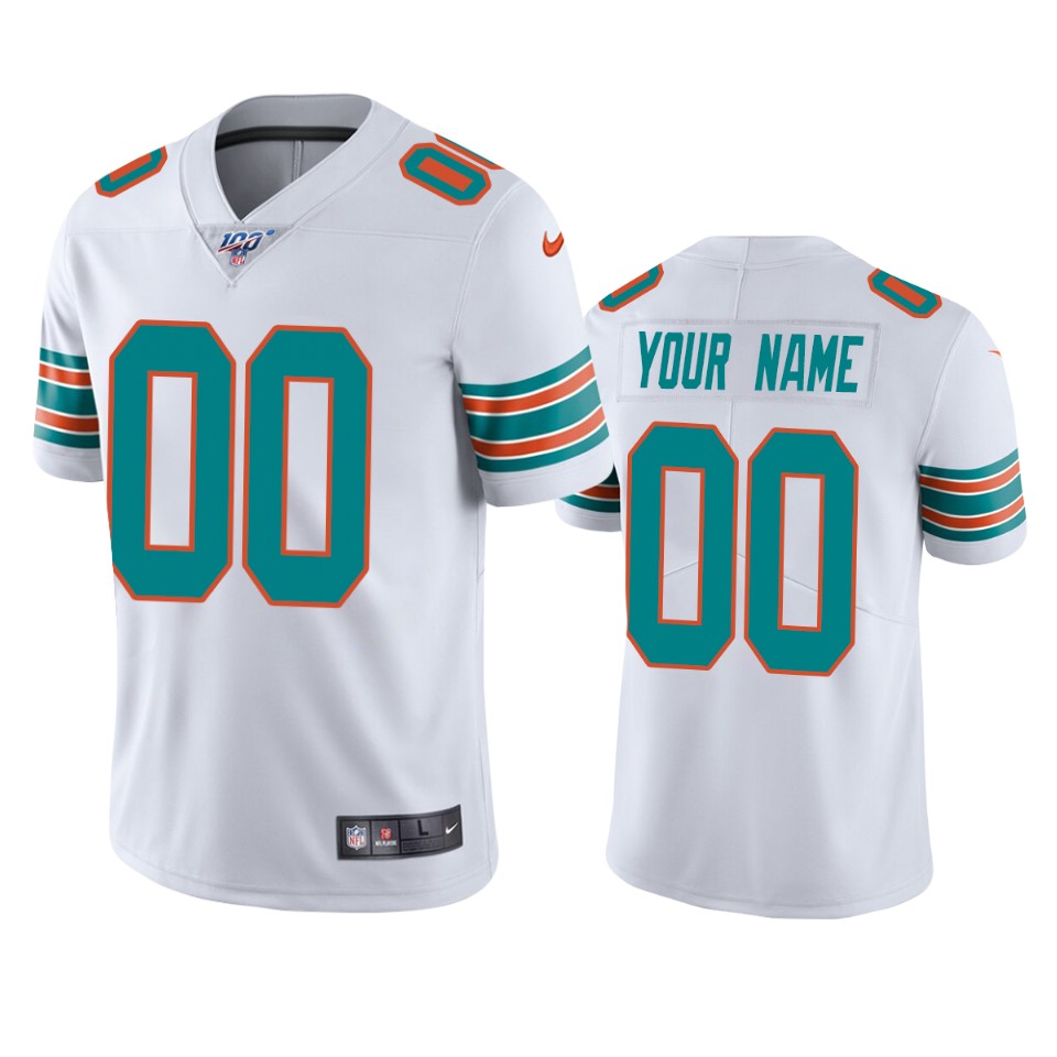Dolphins White Custom Jersey nike - Nike Dolphins White Custom Jersey 2
