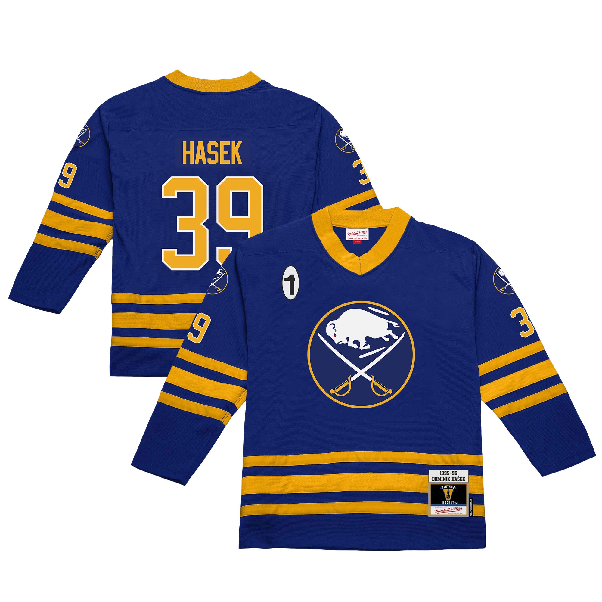 Dominik Hasek Buffalo Sabres 1995-96 Power Play Jersey - Royal