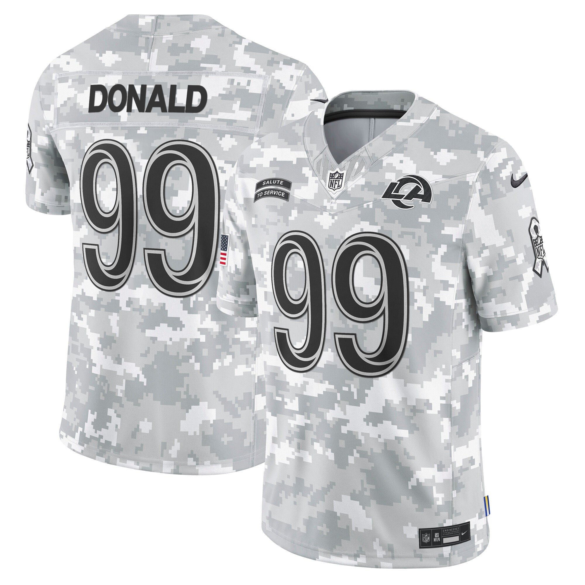 Donald #99 Rams Camo Jersey - Nike Salute to Service