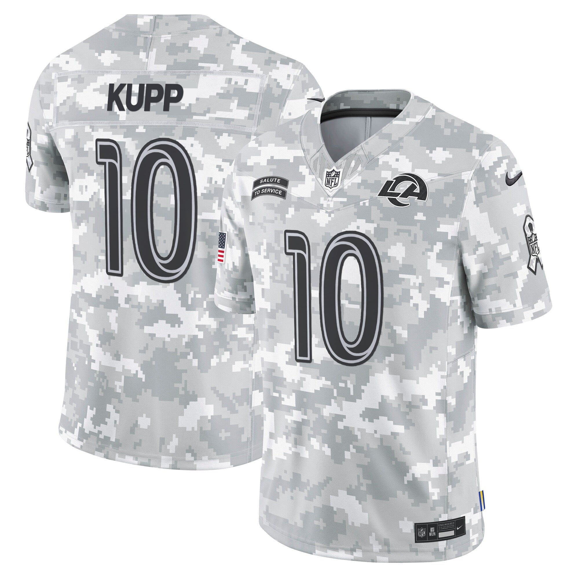 Alternative view of Donald #99 Rams Camo Jersey - Nike Salute to Service