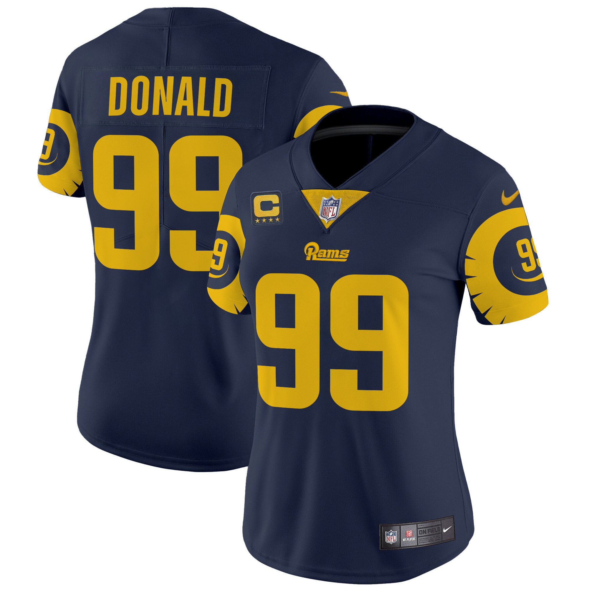 Donald Rams Navy Jersey - Nike - #99 - NFL Apparel