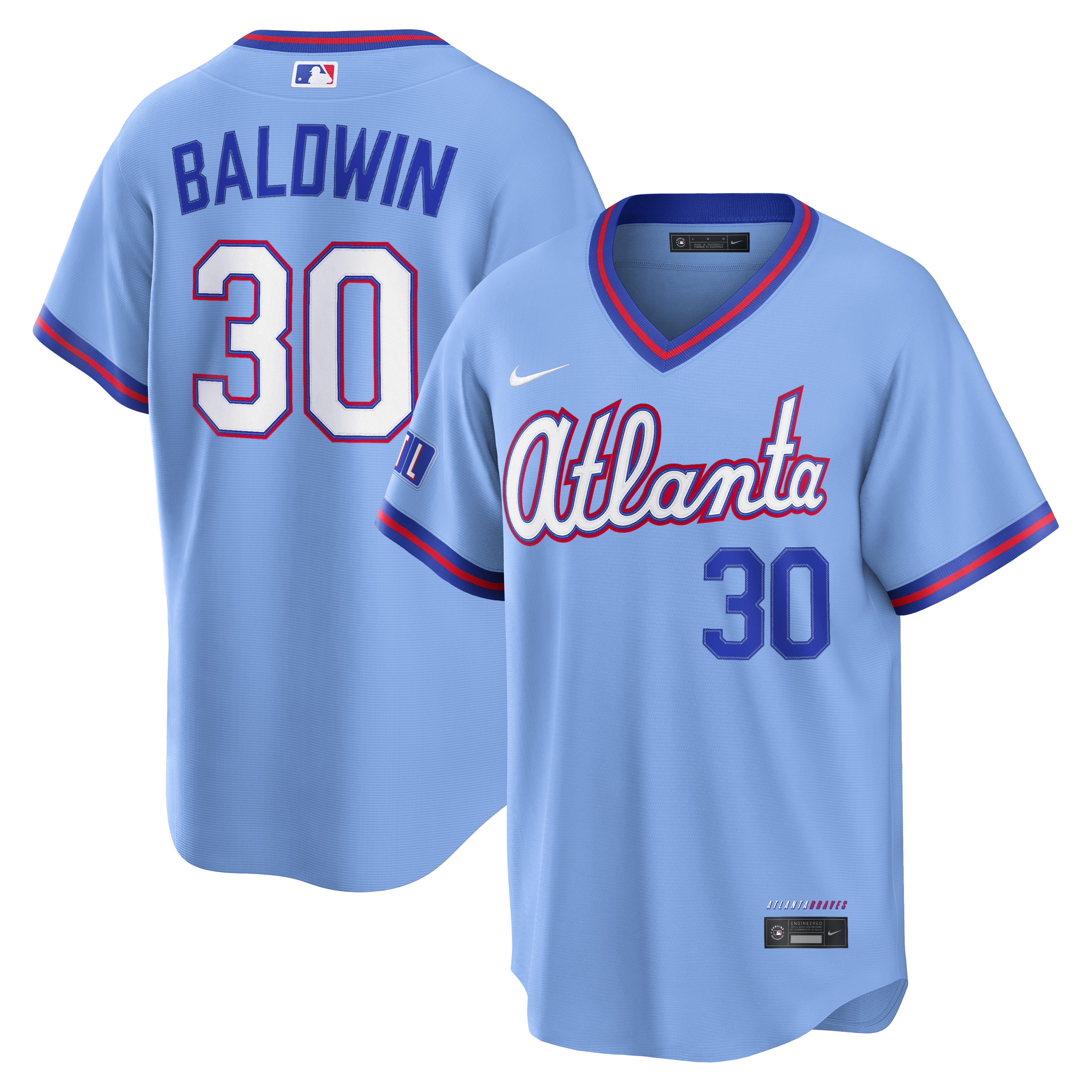 Drake Baldwin Atlanta Braves 2026 City Connect Stadium Jersey - Powder Blue