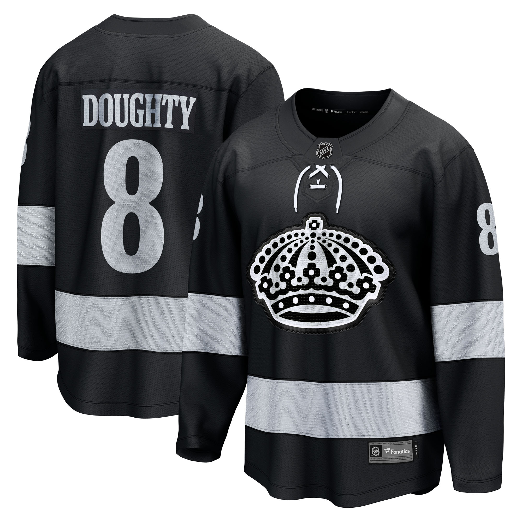 Drew Doughty Los Angeles Kings Fanatics Alternate Breakaway Jersey - Black