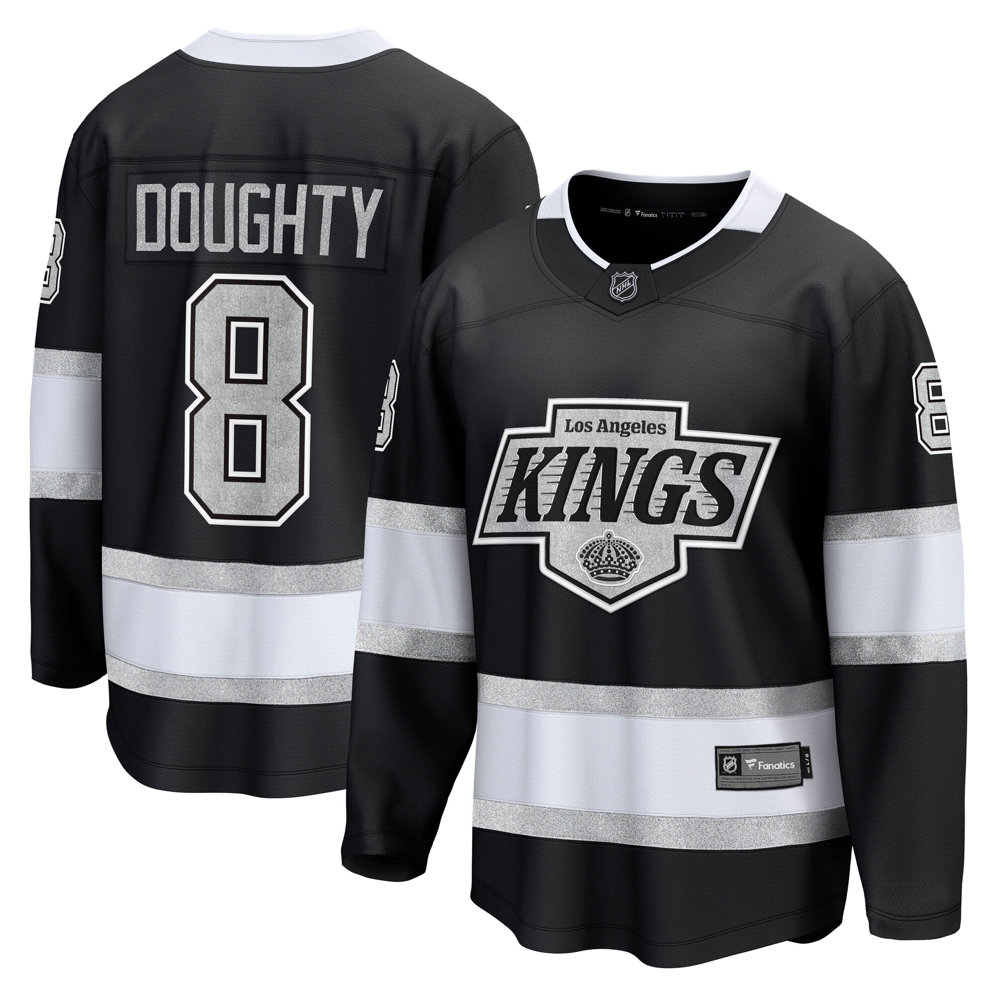 Drew Doughty Los Angeles Kings Fanatics Home Premier Breakaway Player Jersey - Black