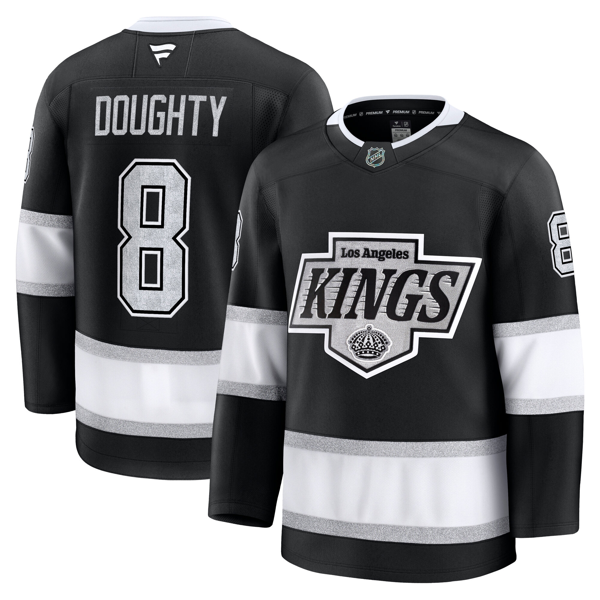 Drew Doughty Los Angeles Kings Fanatics Home Premium Jersey - Black