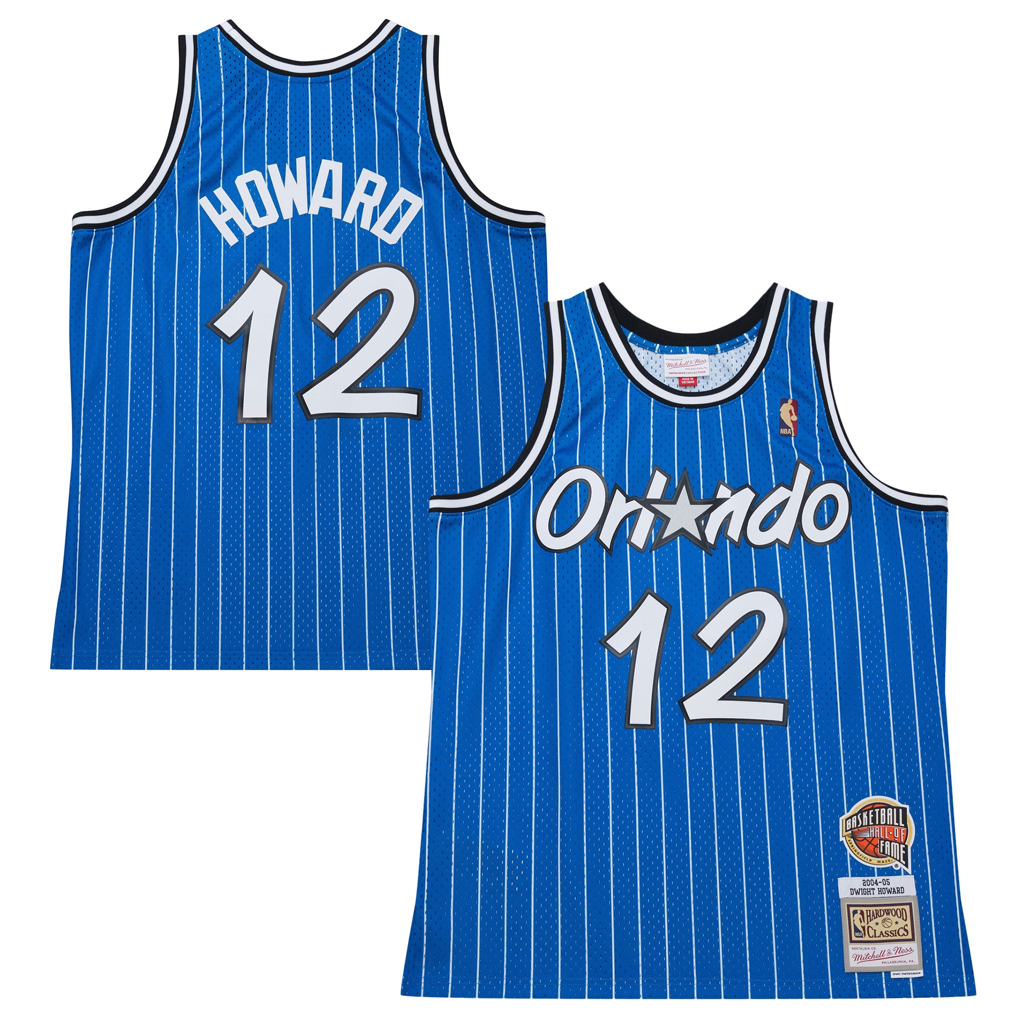 Dwight Howard Orlando Magic 2004/05 Hardwood Classics Hall of Fame Swingman Jersey - Blue
