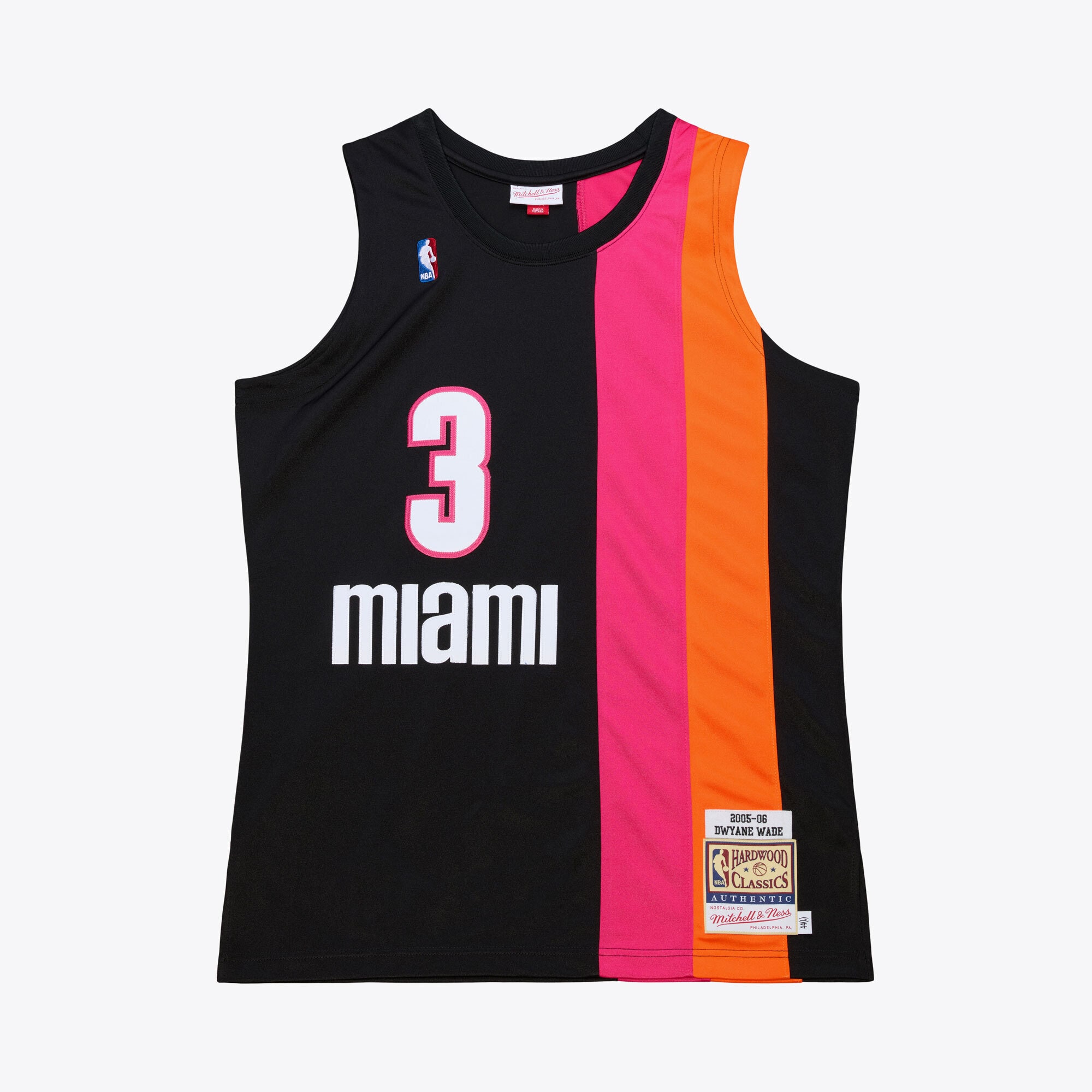 Dwyane Wade Miami Heat 2005-06 Hardwood Classics Jersey - Black