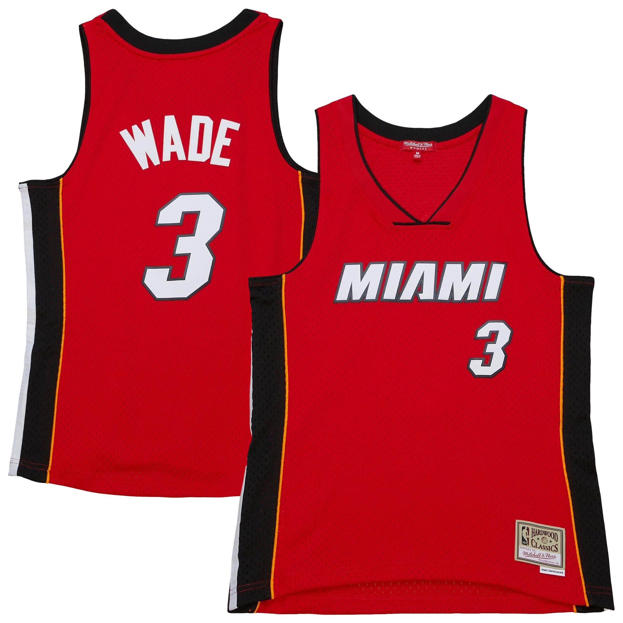 Dwyane Wade Miami Heat Women's 2005/06 Hardwood Classics Swingman Jersey - Red
