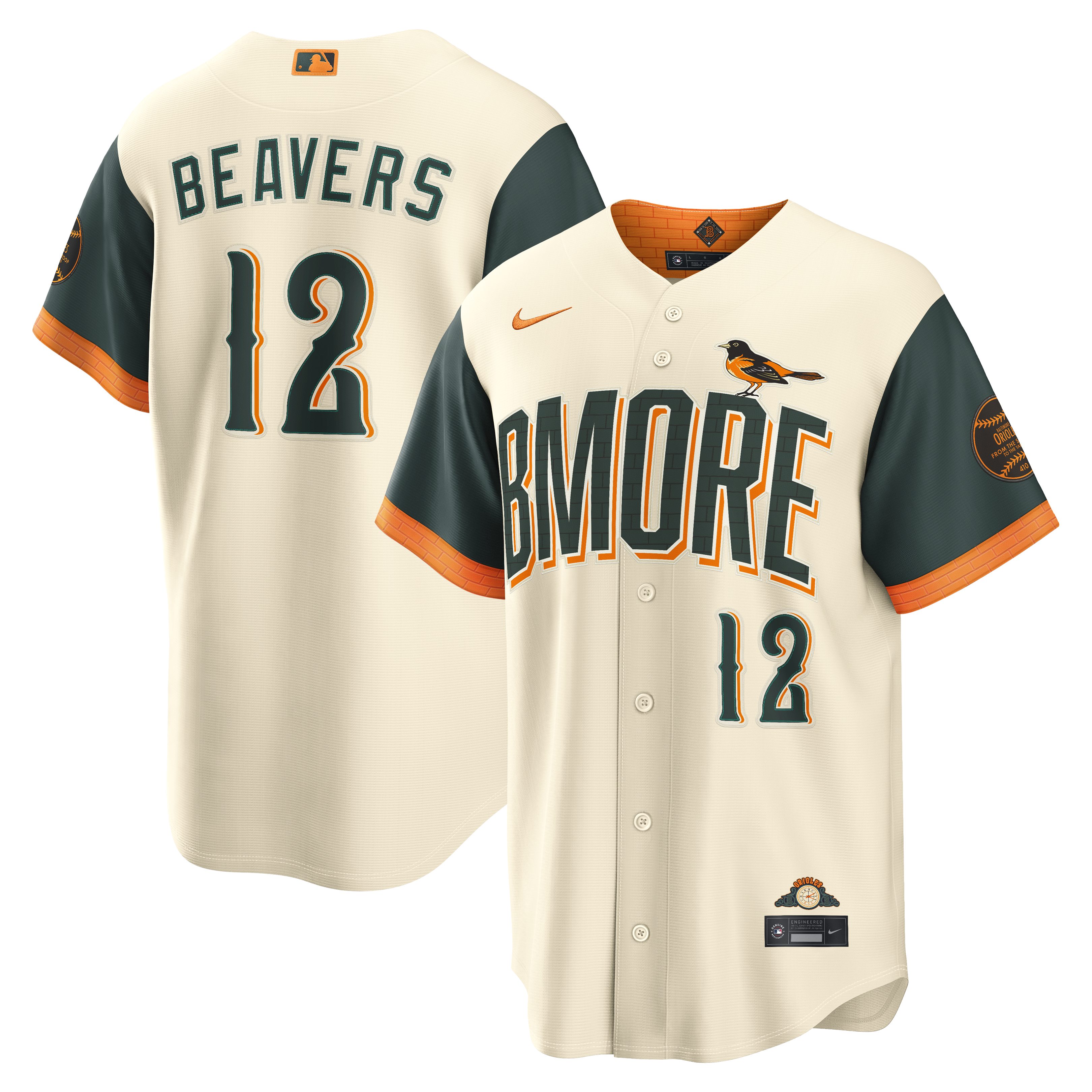 Dylan Beavers Baltimore Orioles 2026 City Connect Stadium Jersey - Natural