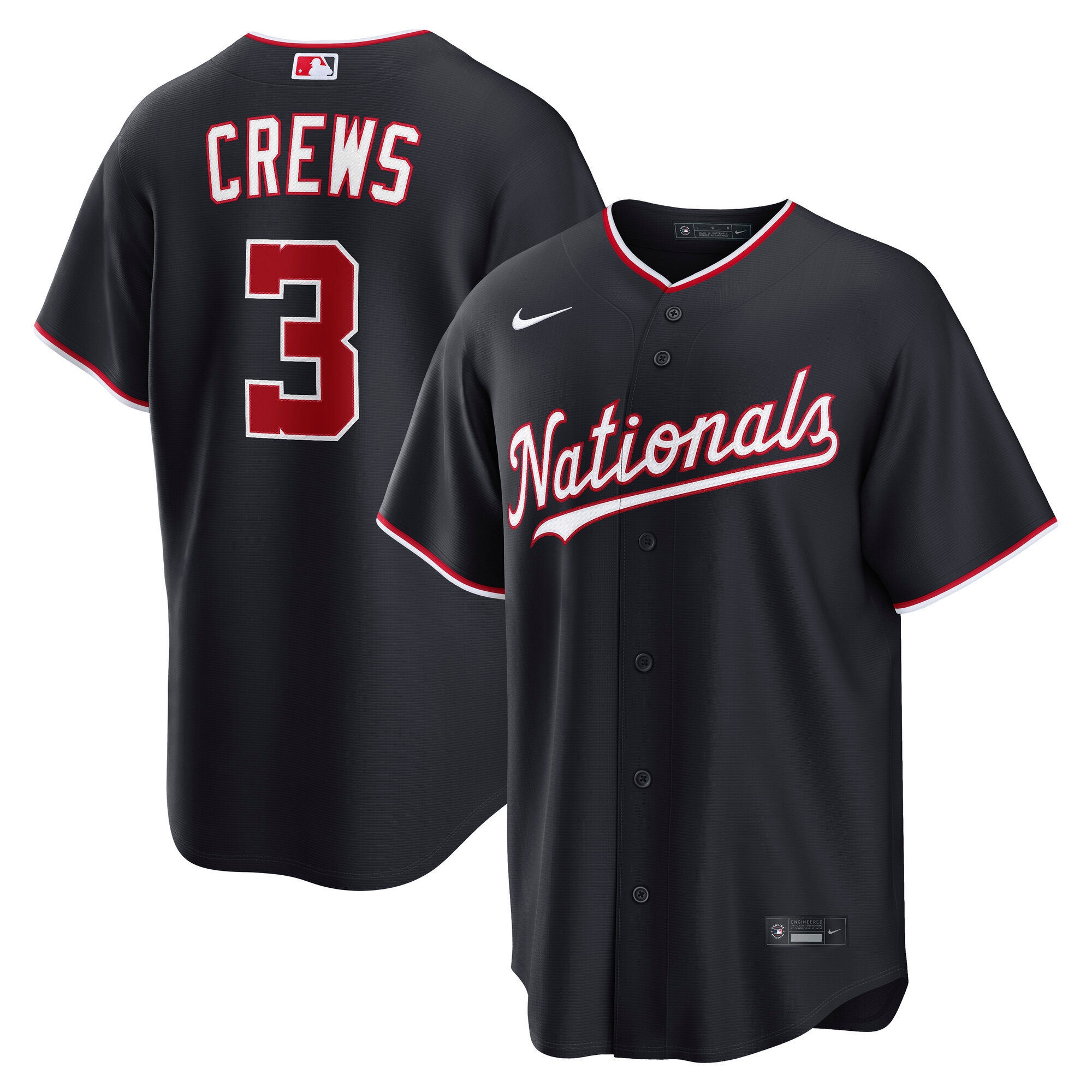 Dylan Crews Washington Nationals Alternate Jersey