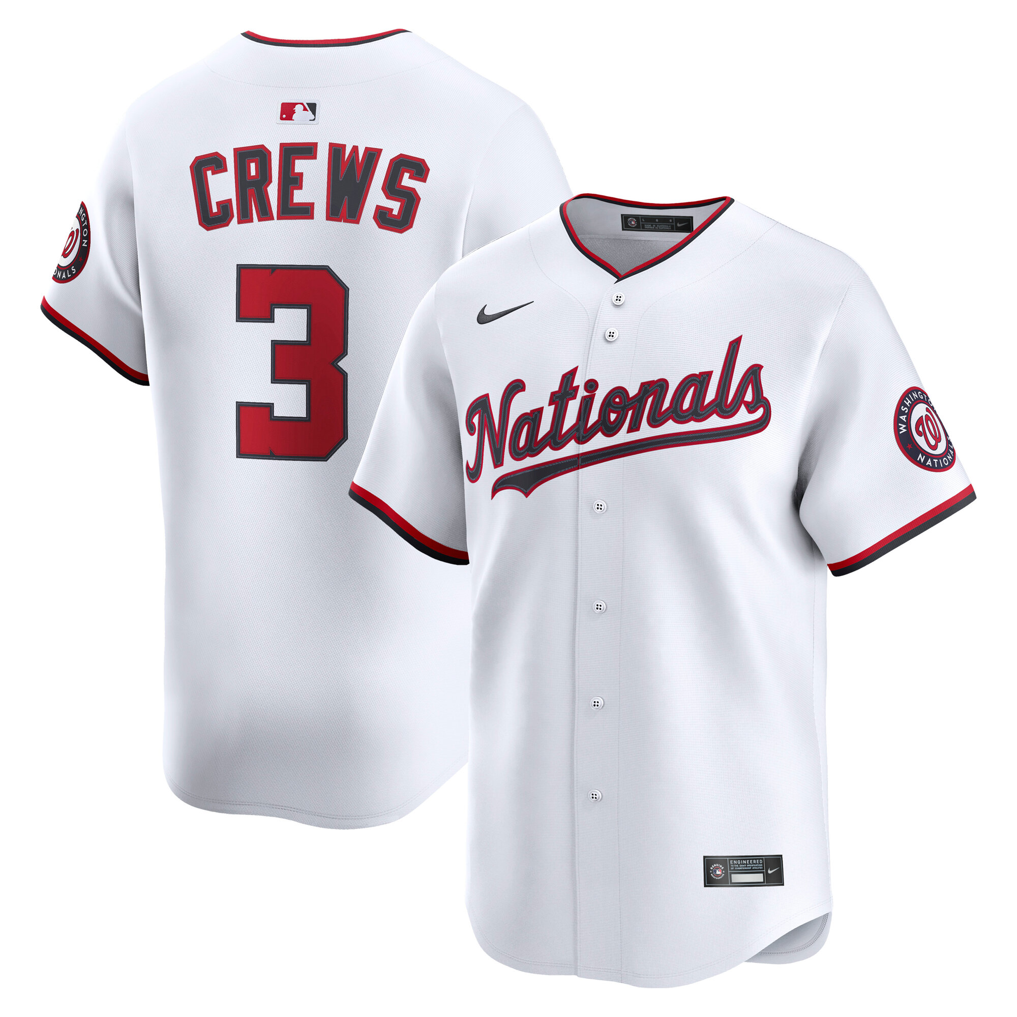 Dylan Crews Washington Nationals Home Limited Player Jersey