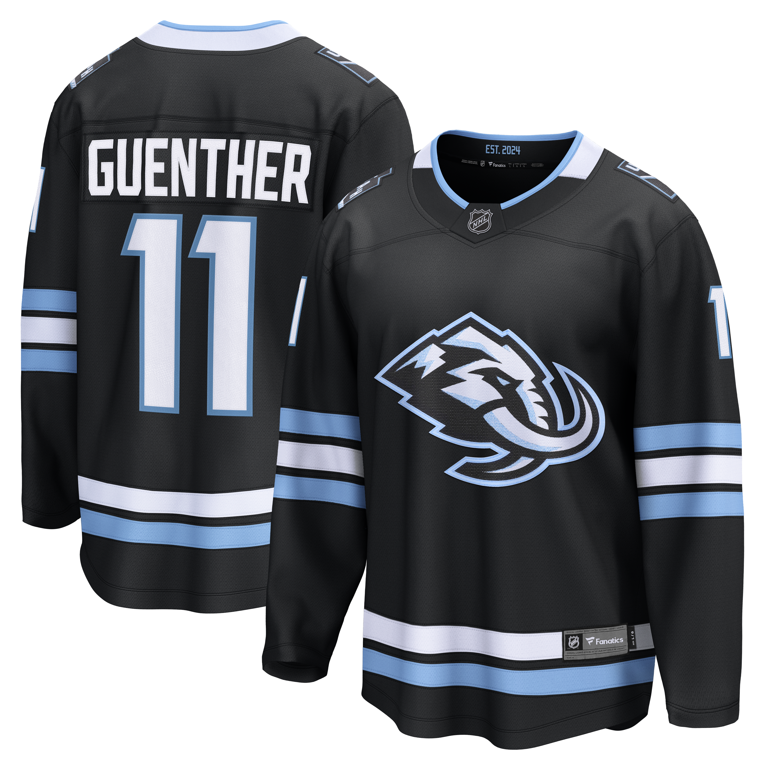 Dylan Guenther Utah Mammoth Fanatics Home Breakaway Player Jersey - Black