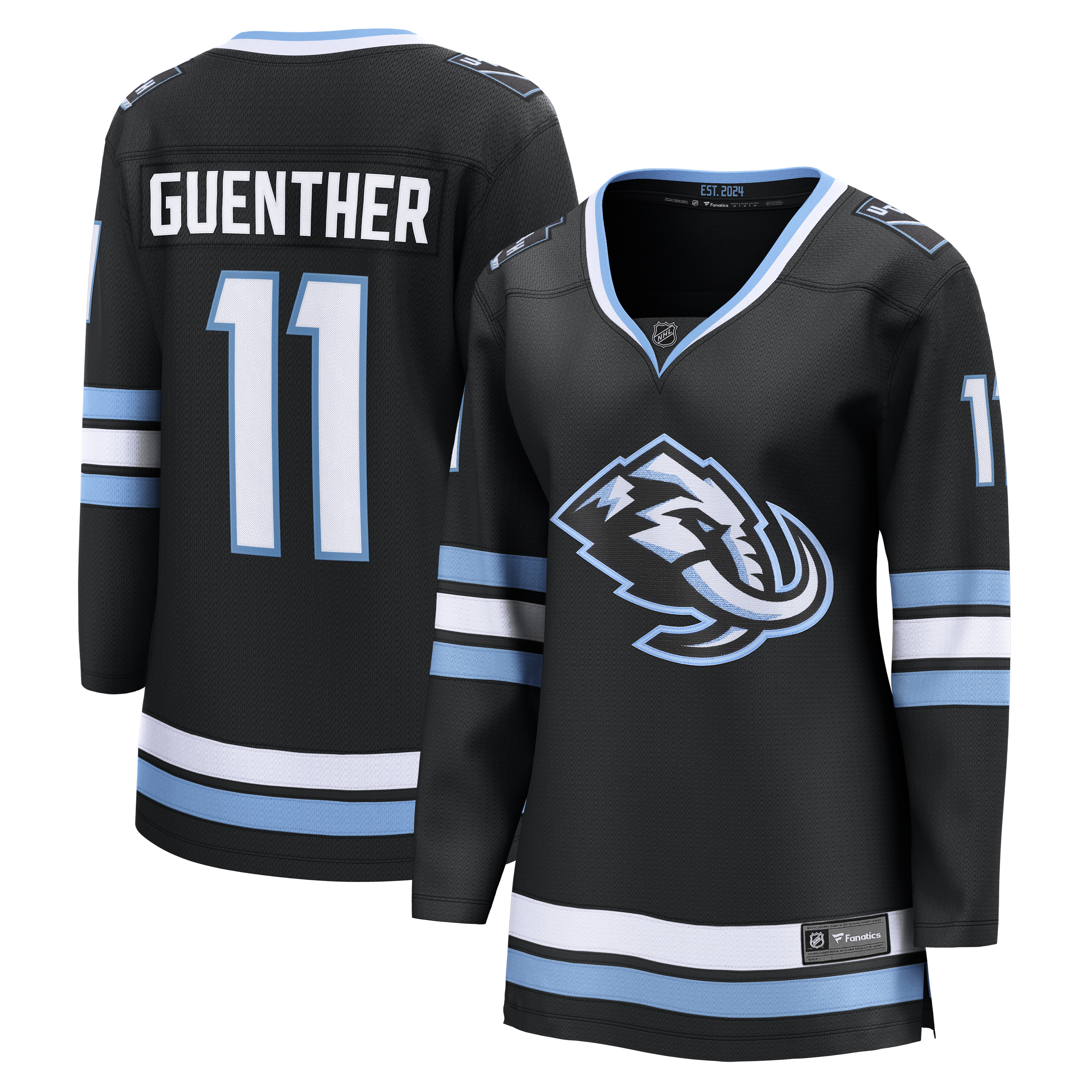 Dylan Guenther Utah Mammoth Fanatics Women's Home Breakaway Player Jersey - Black