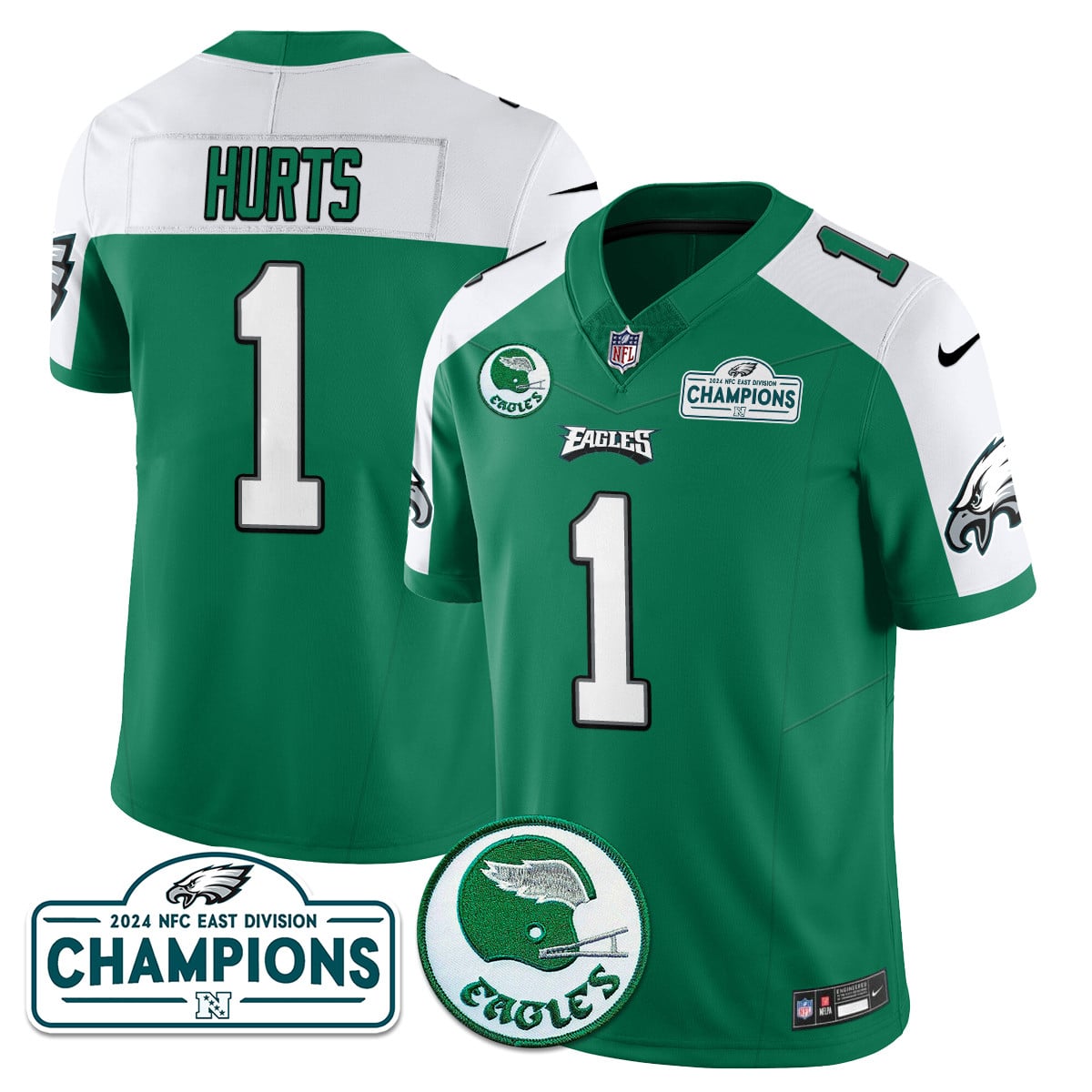 Alternative view of Eagles Barkley #26 Jersey - Nike Eagles Barkley #26 Black Jersey