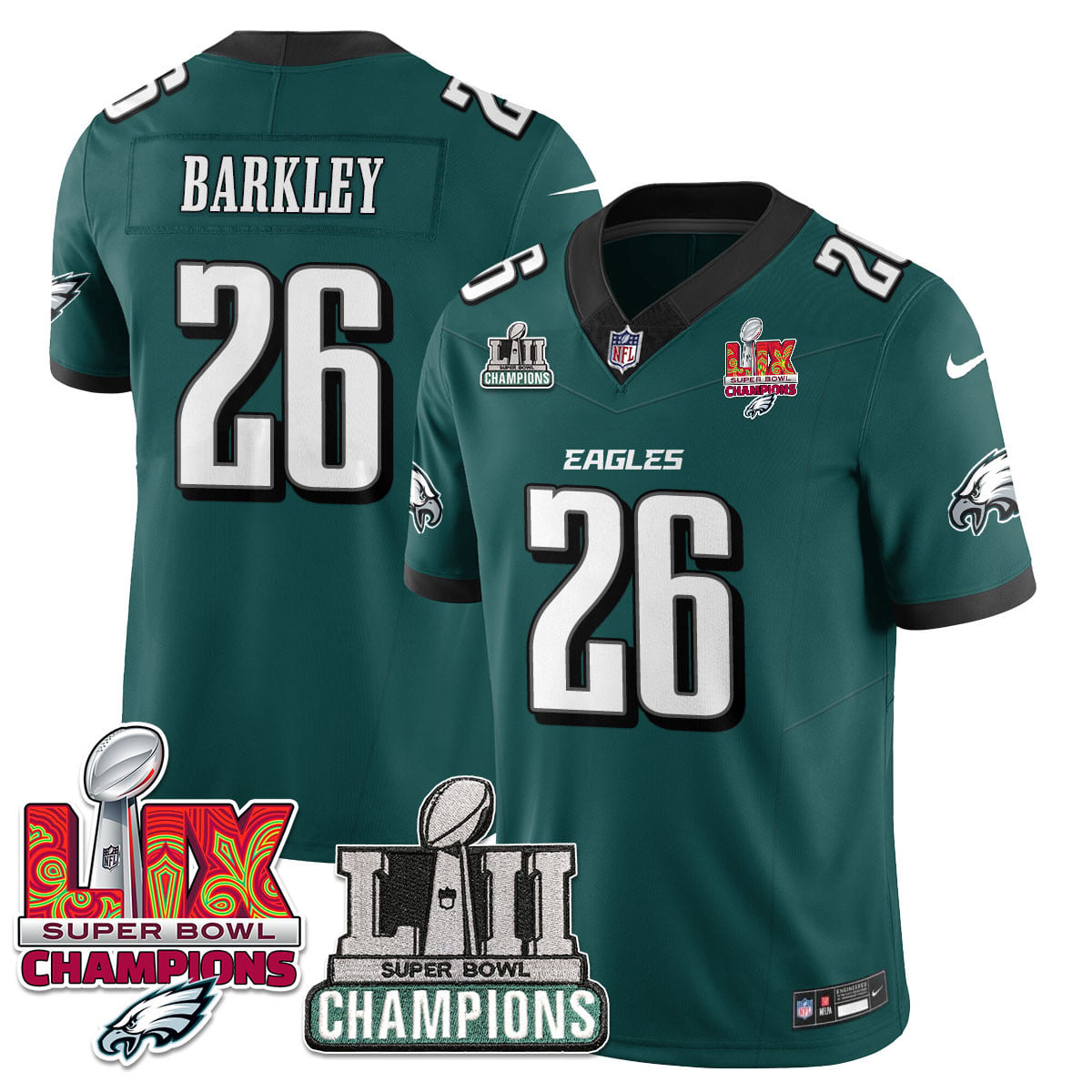 Eagles Barkley #26 Jersey nike - Nike Eagles Barkley #26 Jersey 2