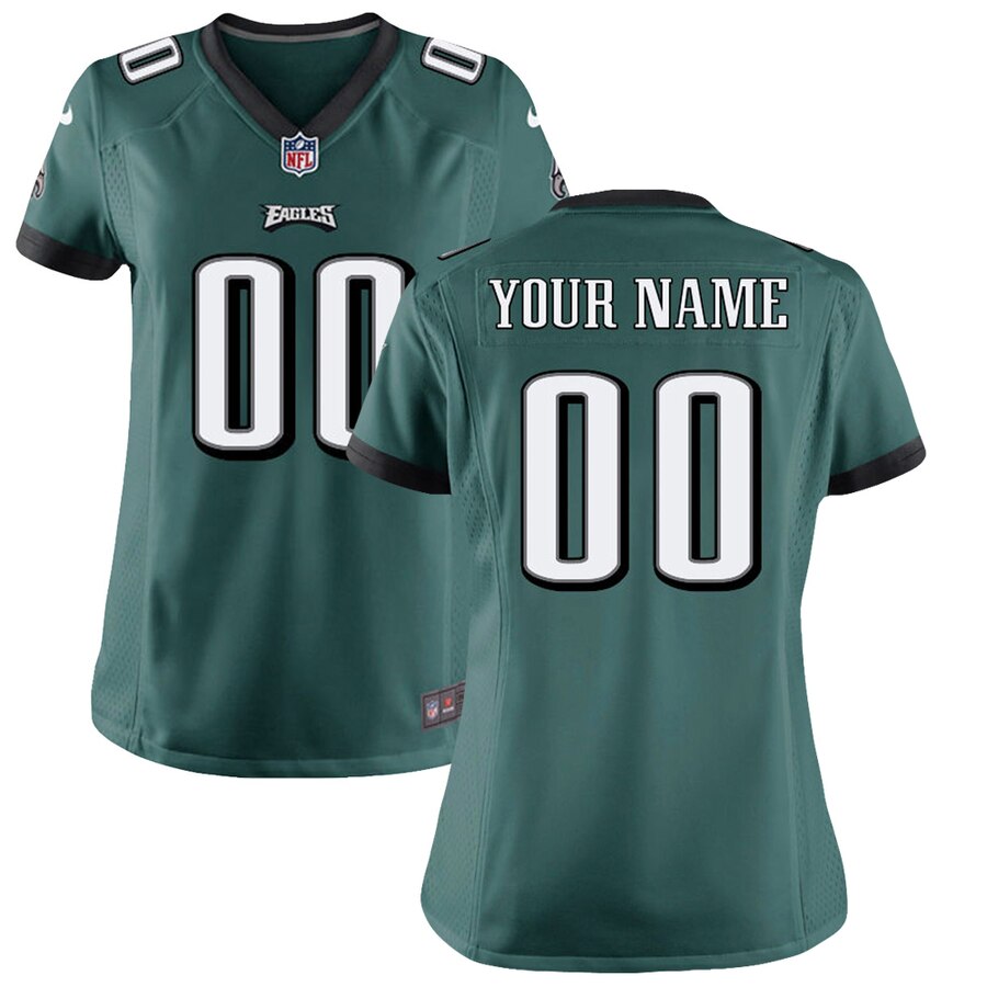 Eagles Green Women’s Custom Jersey - Nike - Personalize Yours!