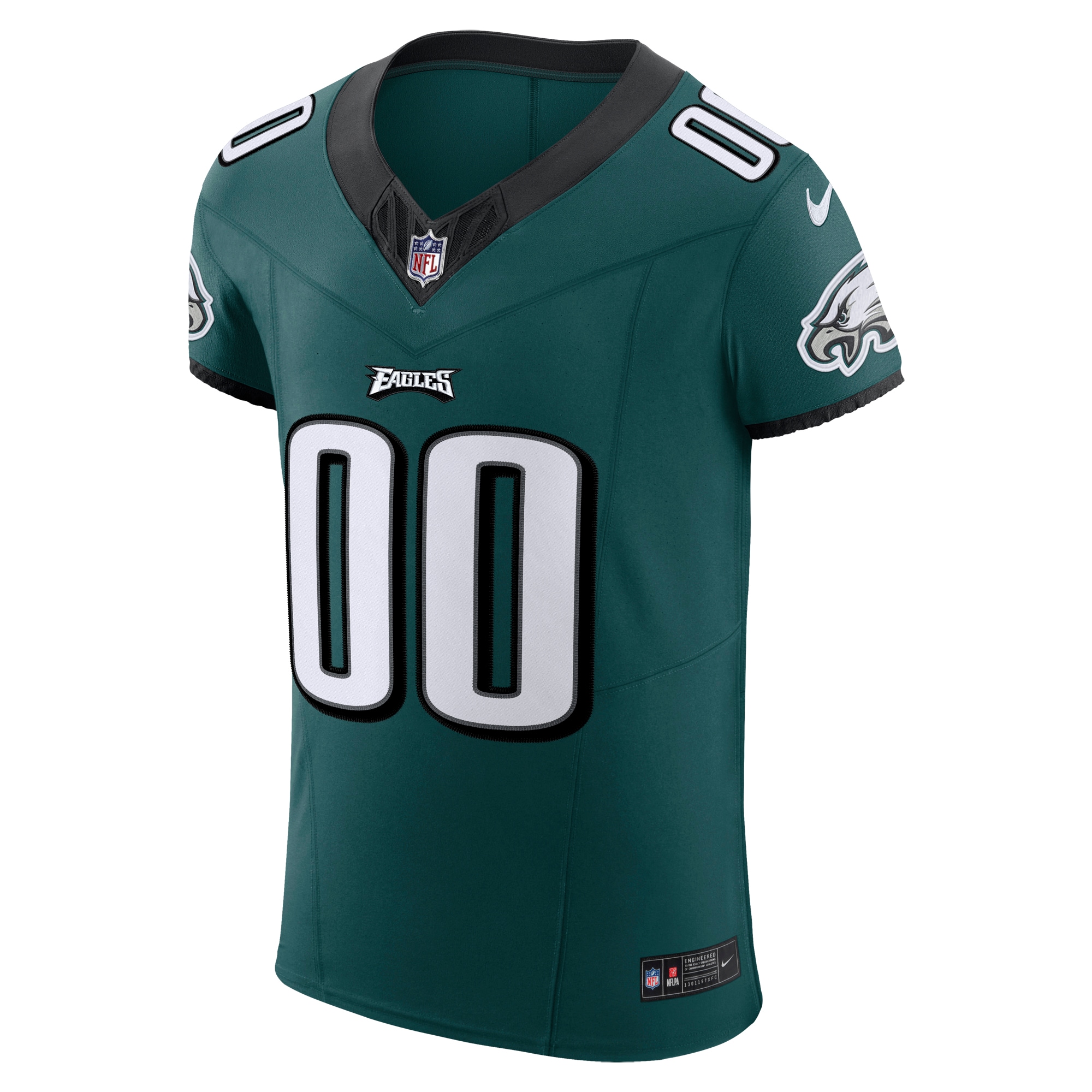 Alternative view of Eagles Midnight Green Custom Jersey - Nike - Personalized NFL