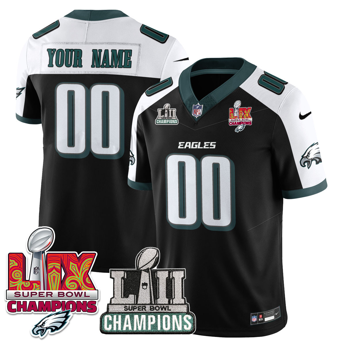Eagles Super Bowl LII Jersey - Nike Eagles Super Bowl LII Champions