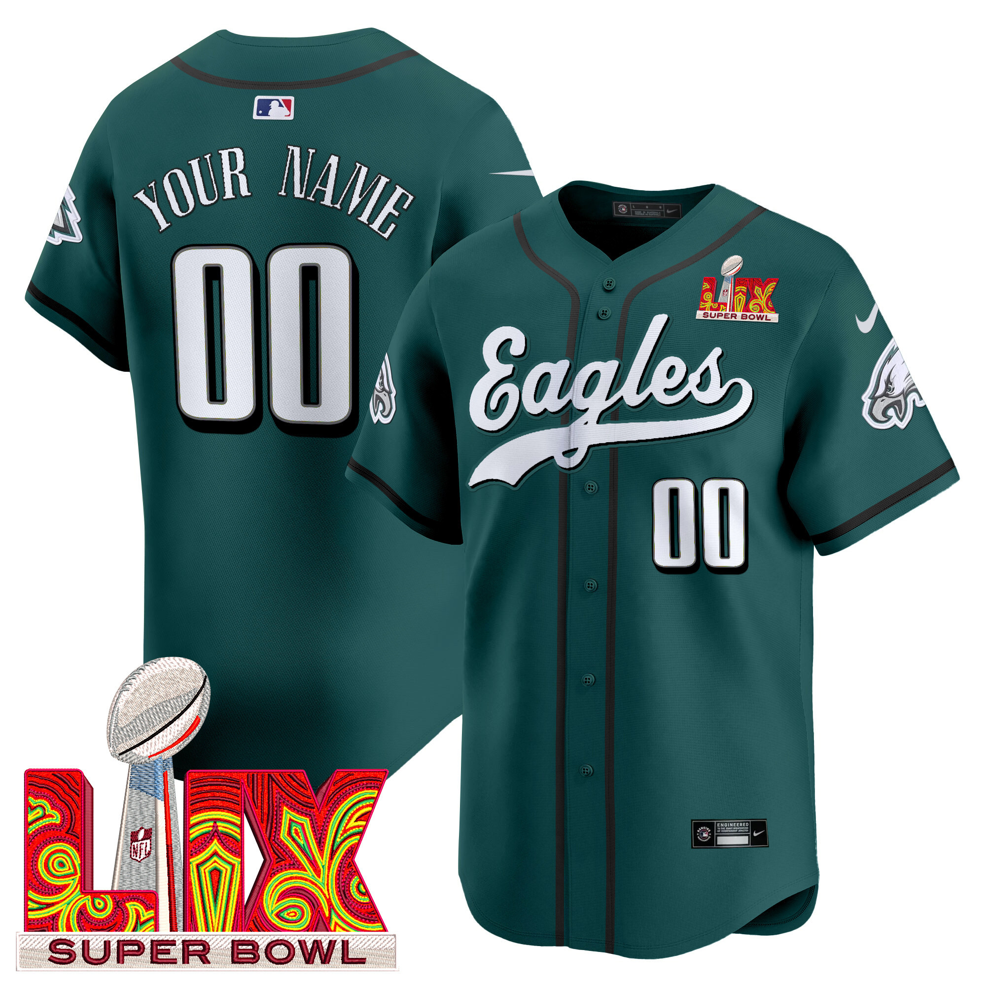 Eagles Super Bowl LVII Jersey nike - Nike Eagles Super Bowl LVII