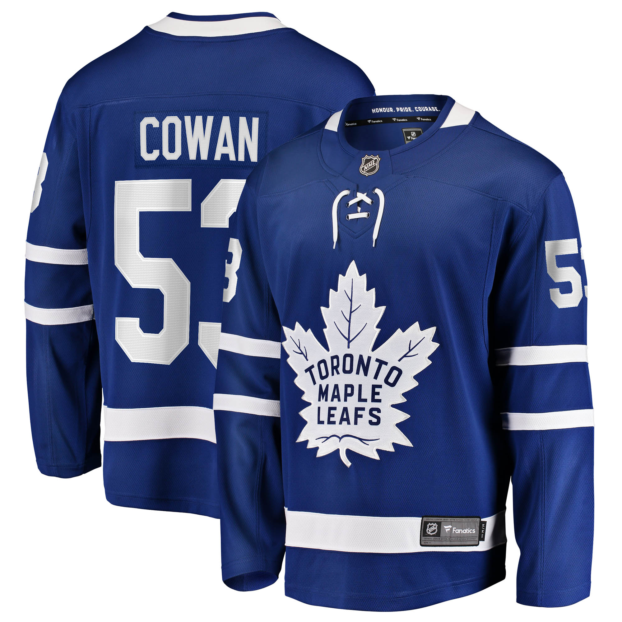 Easton Cowan Toronto Maple Leafs Fanatics Home Breakaway Jersey - Blue