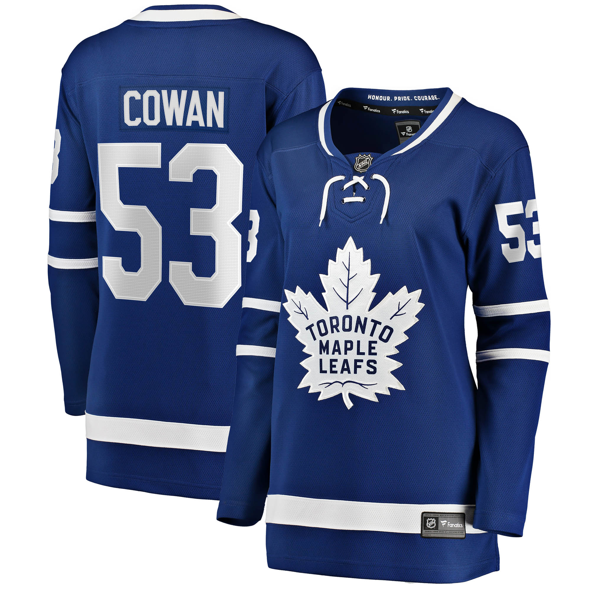 Easton Cowan Toronto Maple Leafs Indiana Women's Home Breakaway Jersey - Blue