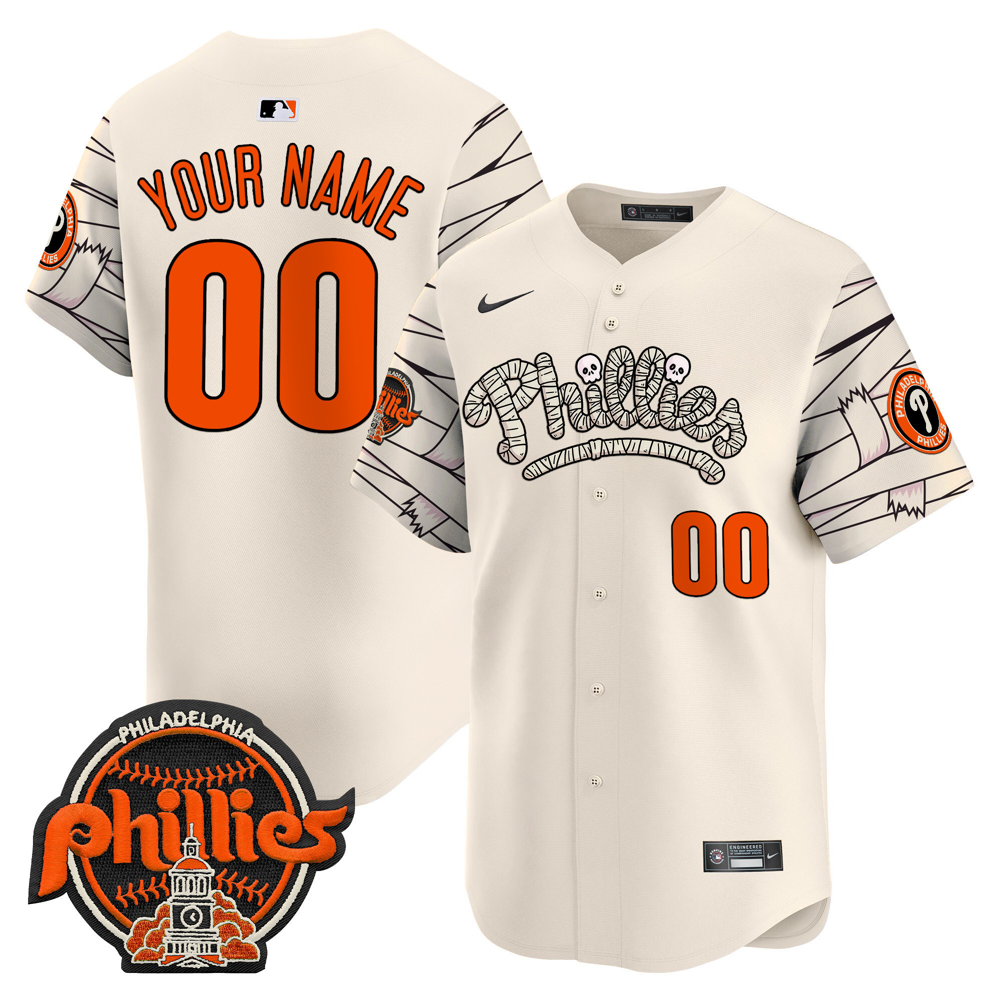 edition Nike Phillies Mummy Jersey - Nike Phillies Mummy Edition