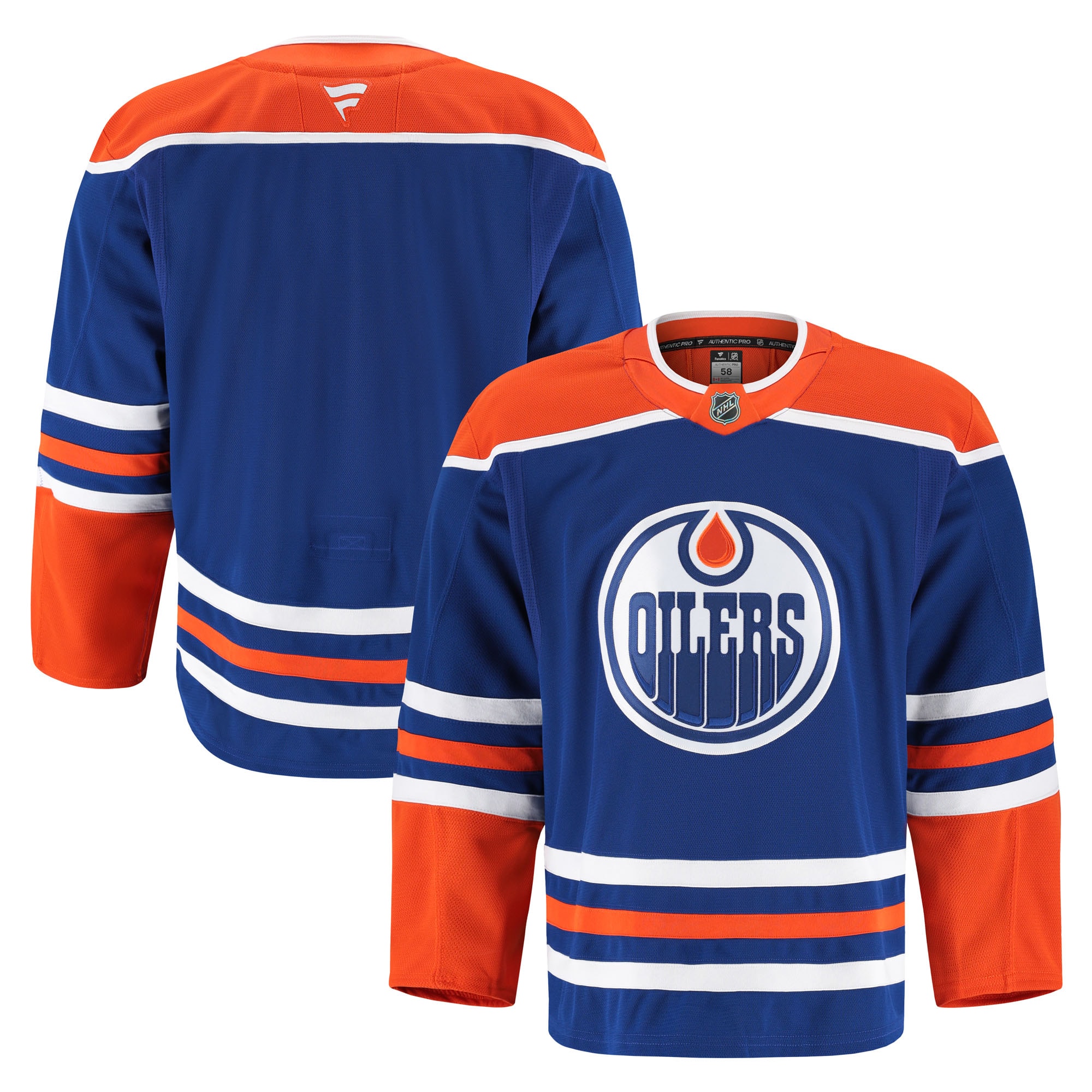 Edmonton Oilers Fanatics Home Pro Jersey